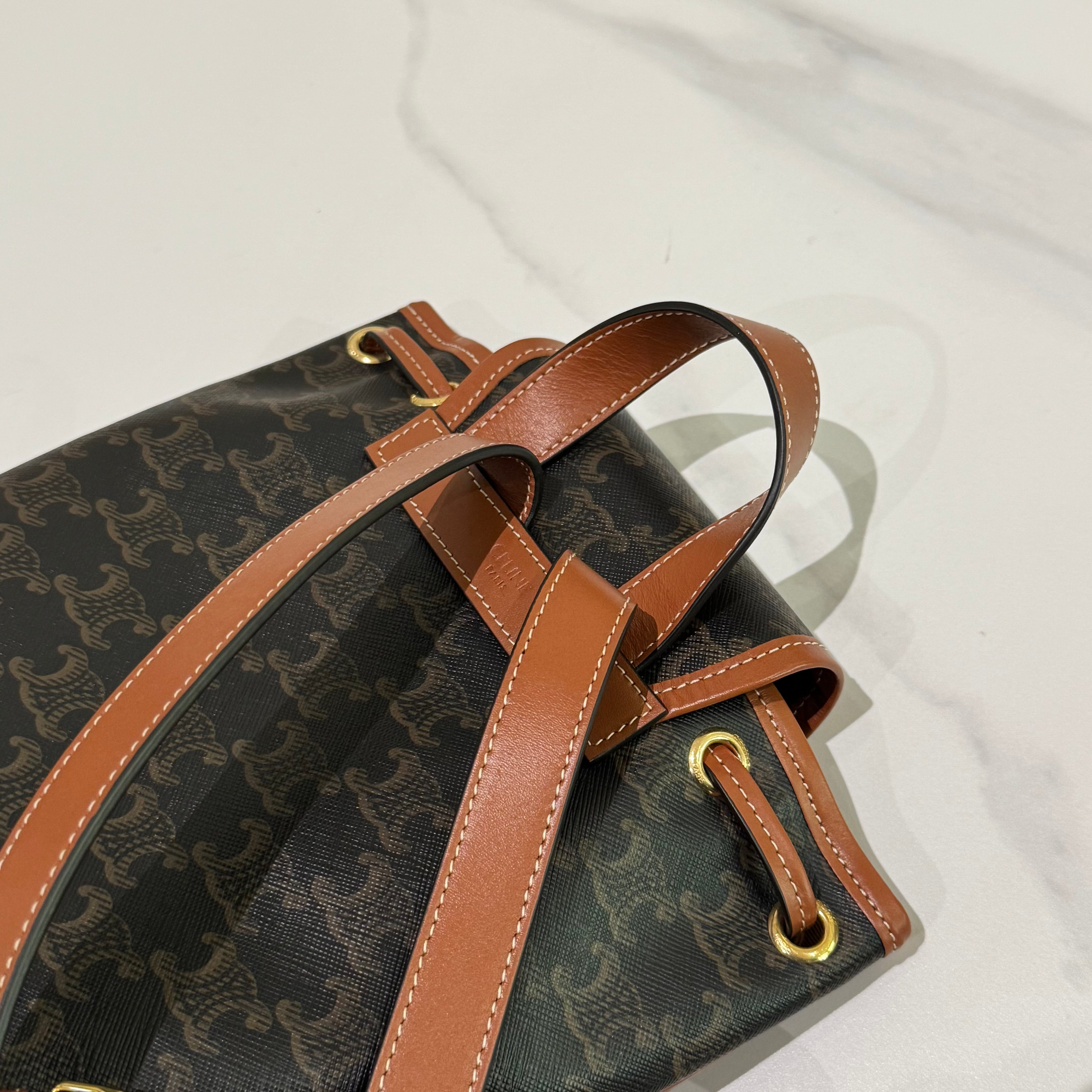 CELINE FOLCO BACKPACK TRIOMPHE MONOGRAM