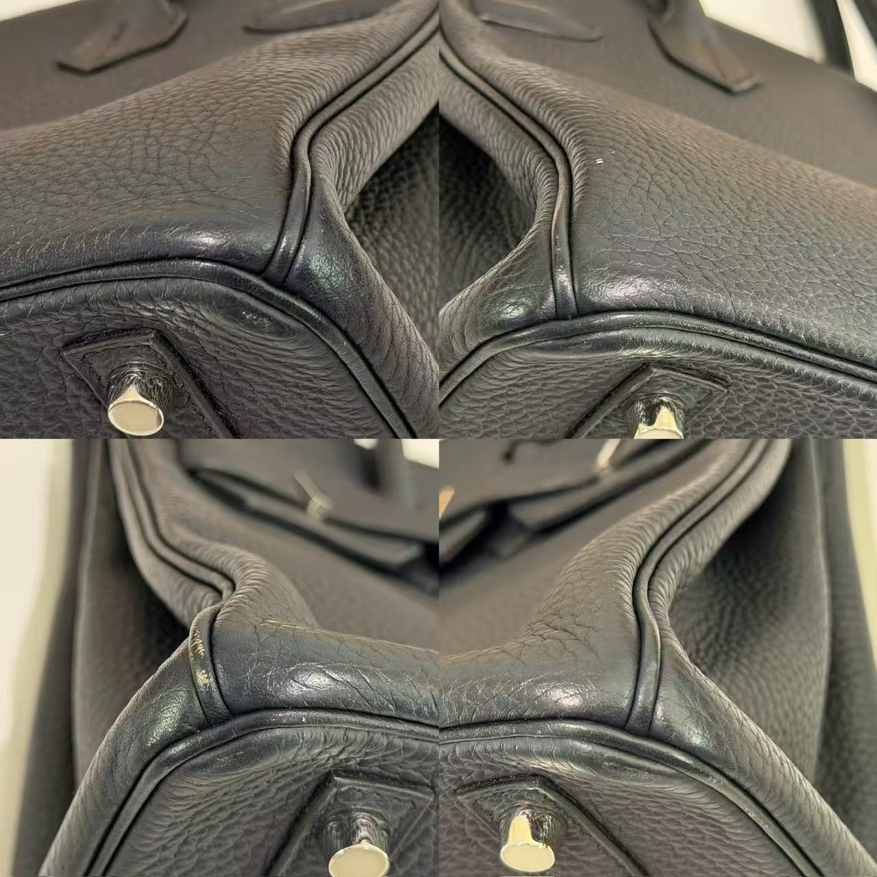 Hermes Birkin 30 Black with Silver Hardware (Stamp T)