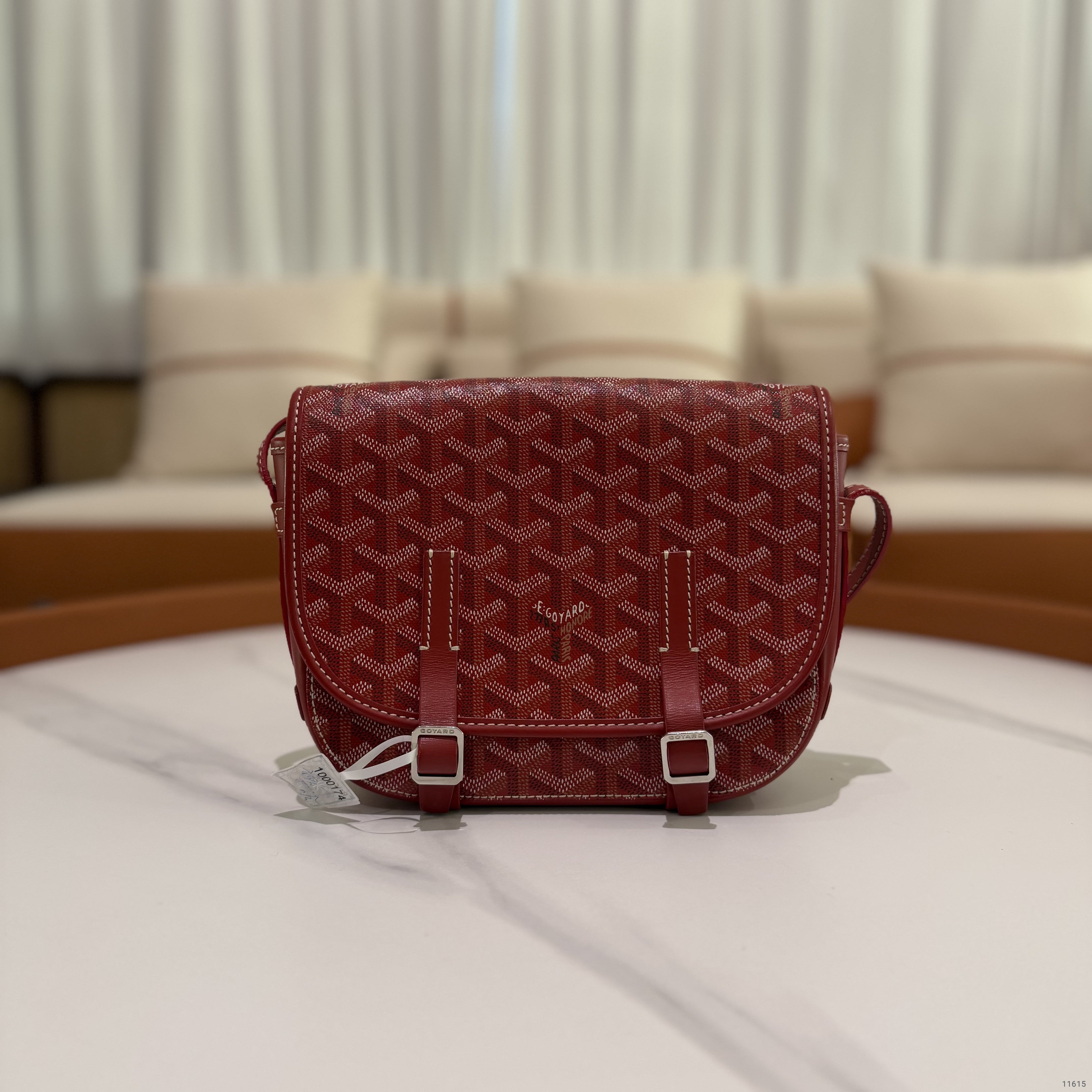 Goyard Belvédère Red Bag