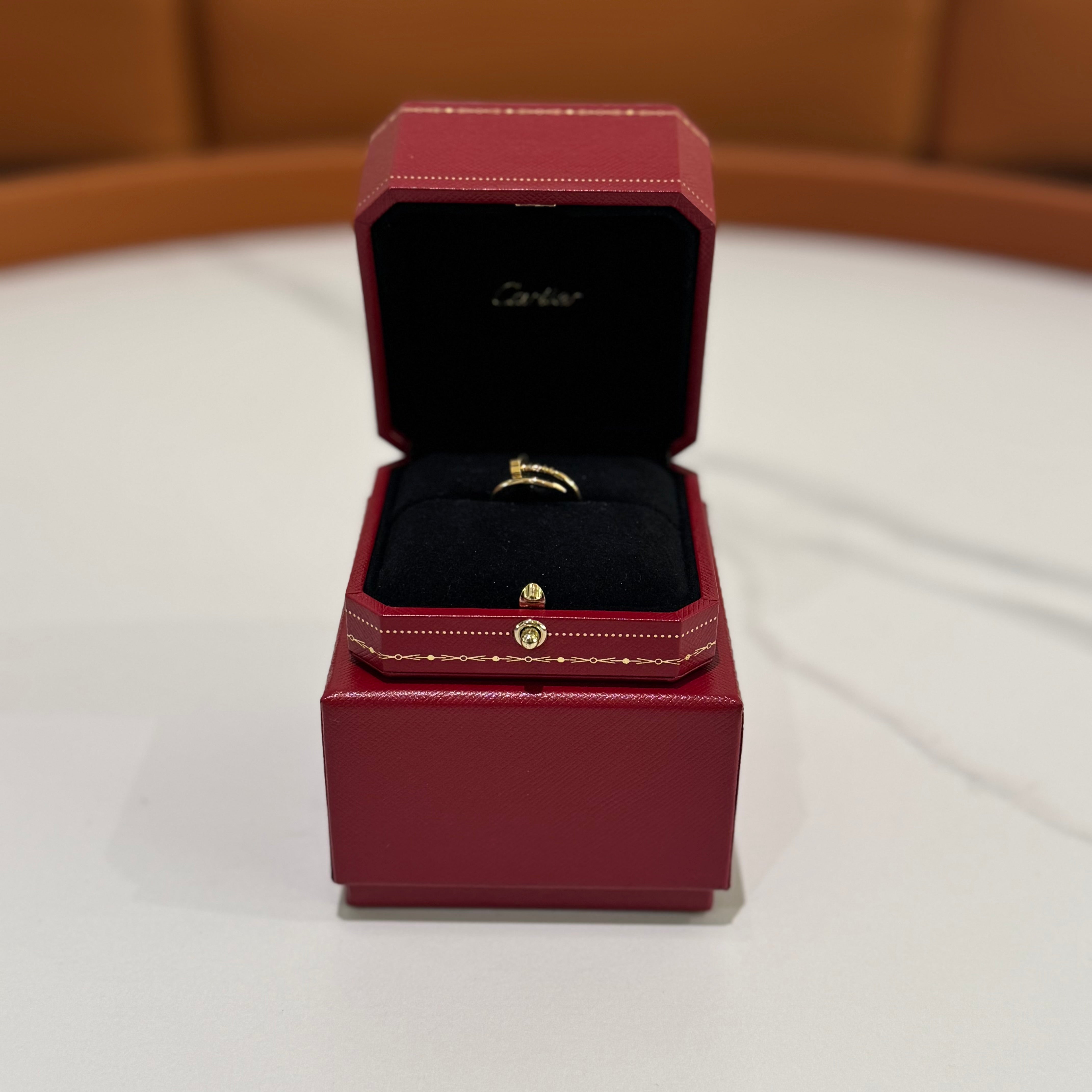 CARTIER JUSTE UN CLOU RING 18K YELLOW GOLD