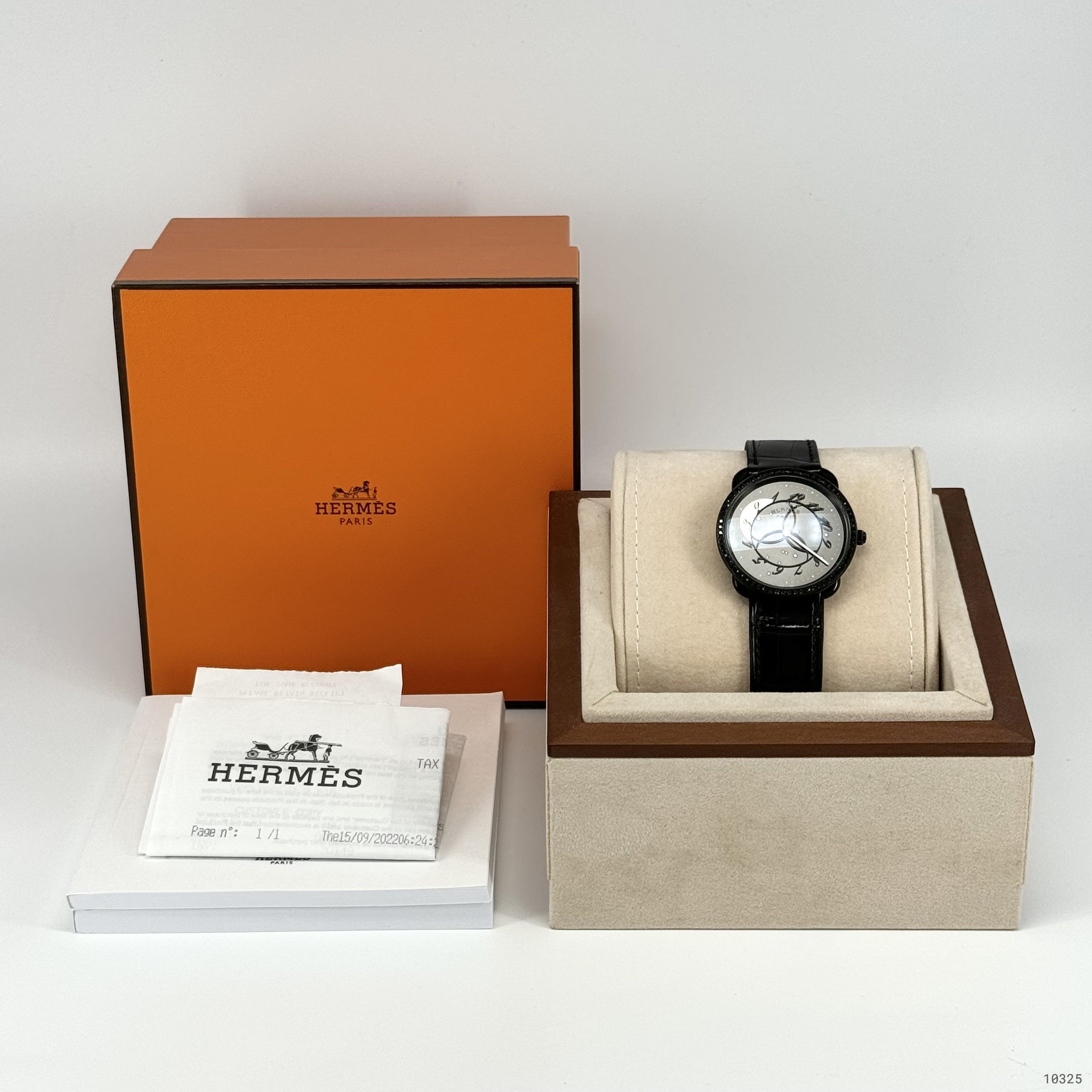 HERMES ARCEAU SERIES WATCH STAMP Z