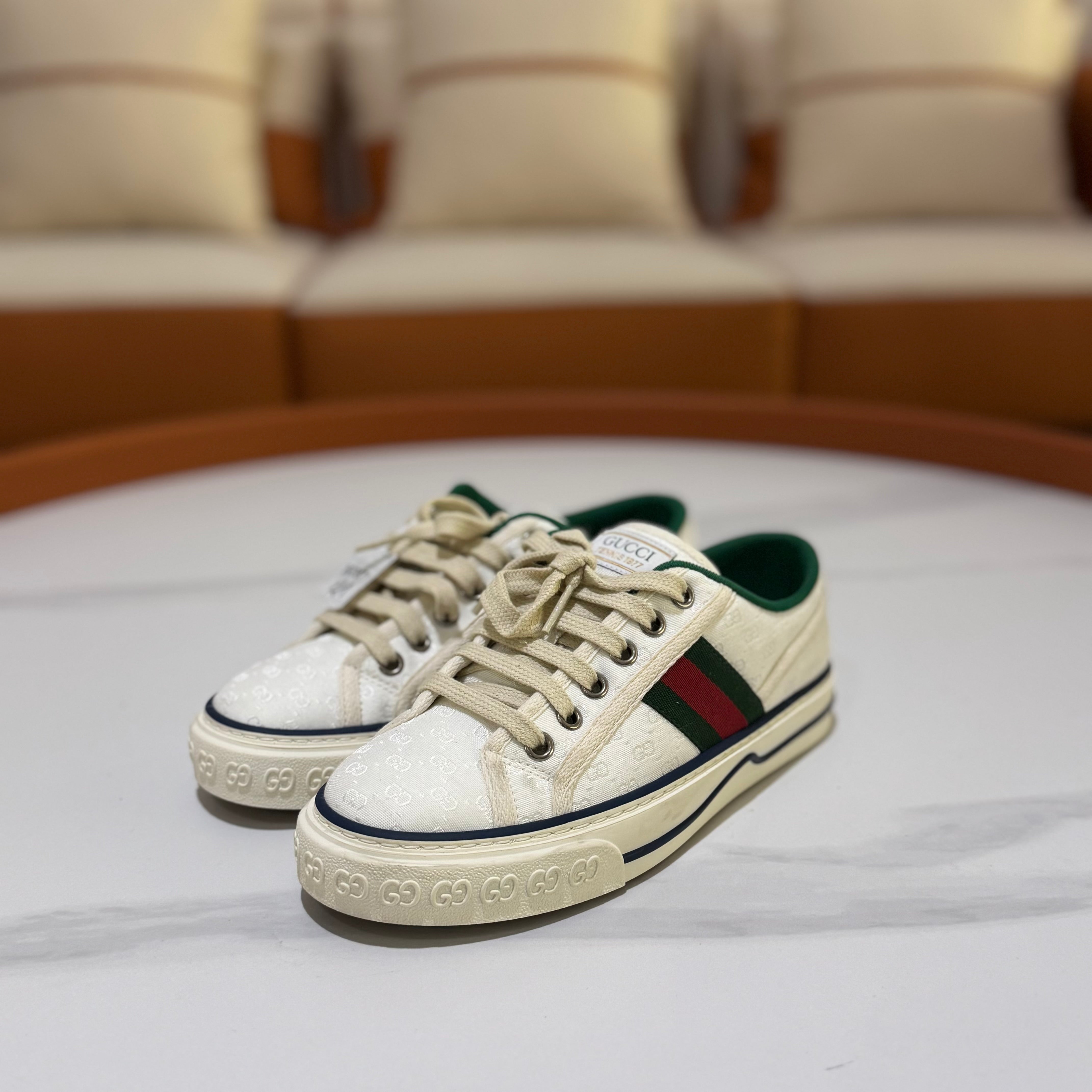 GUCCI CANVAS WOMEN'S SHOES