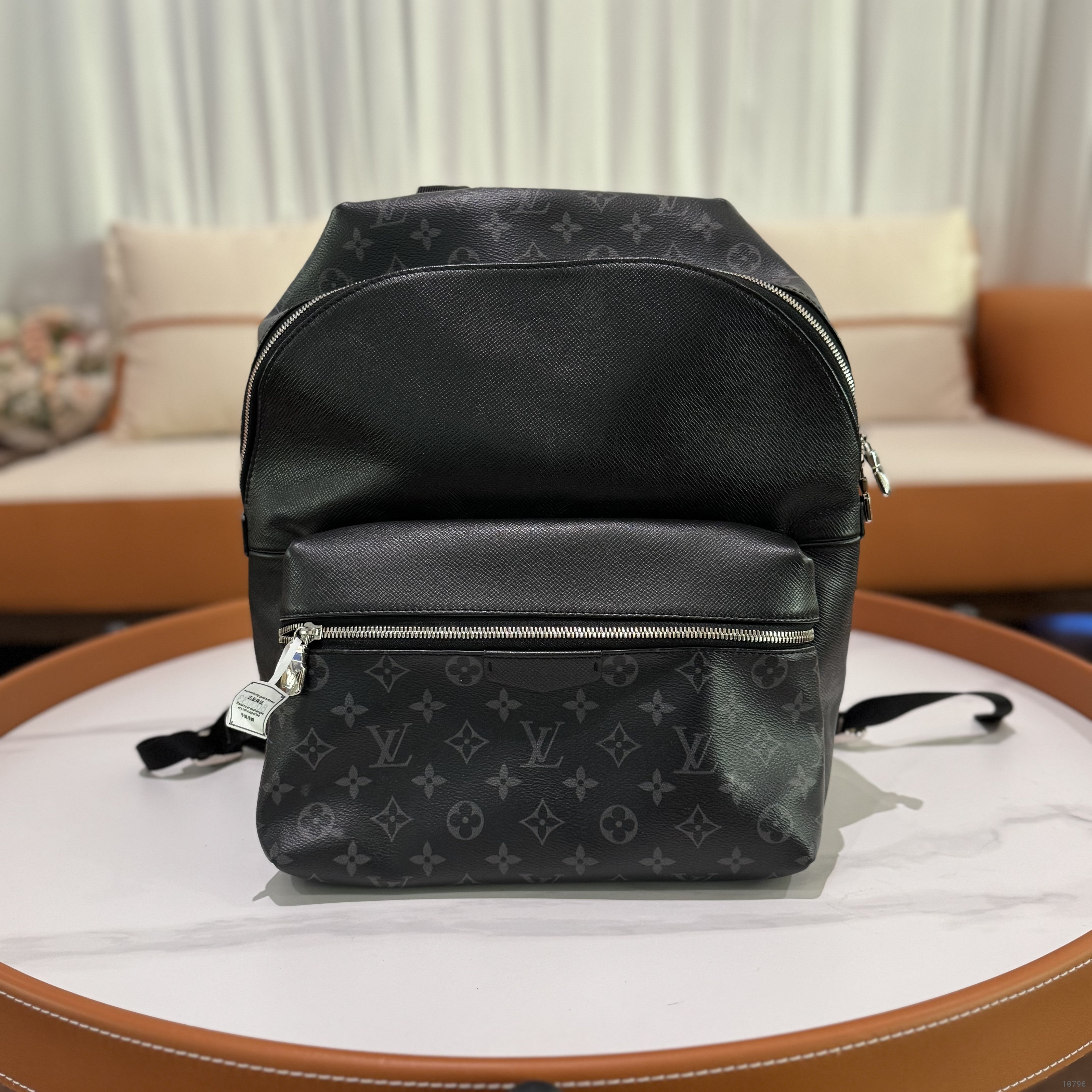 LOUIS VUITTON DISCOVERY BACKPACK APOLLO MONOGRAM ECLIPSE WITH LEATHER TRIM (CHIP VERSION)