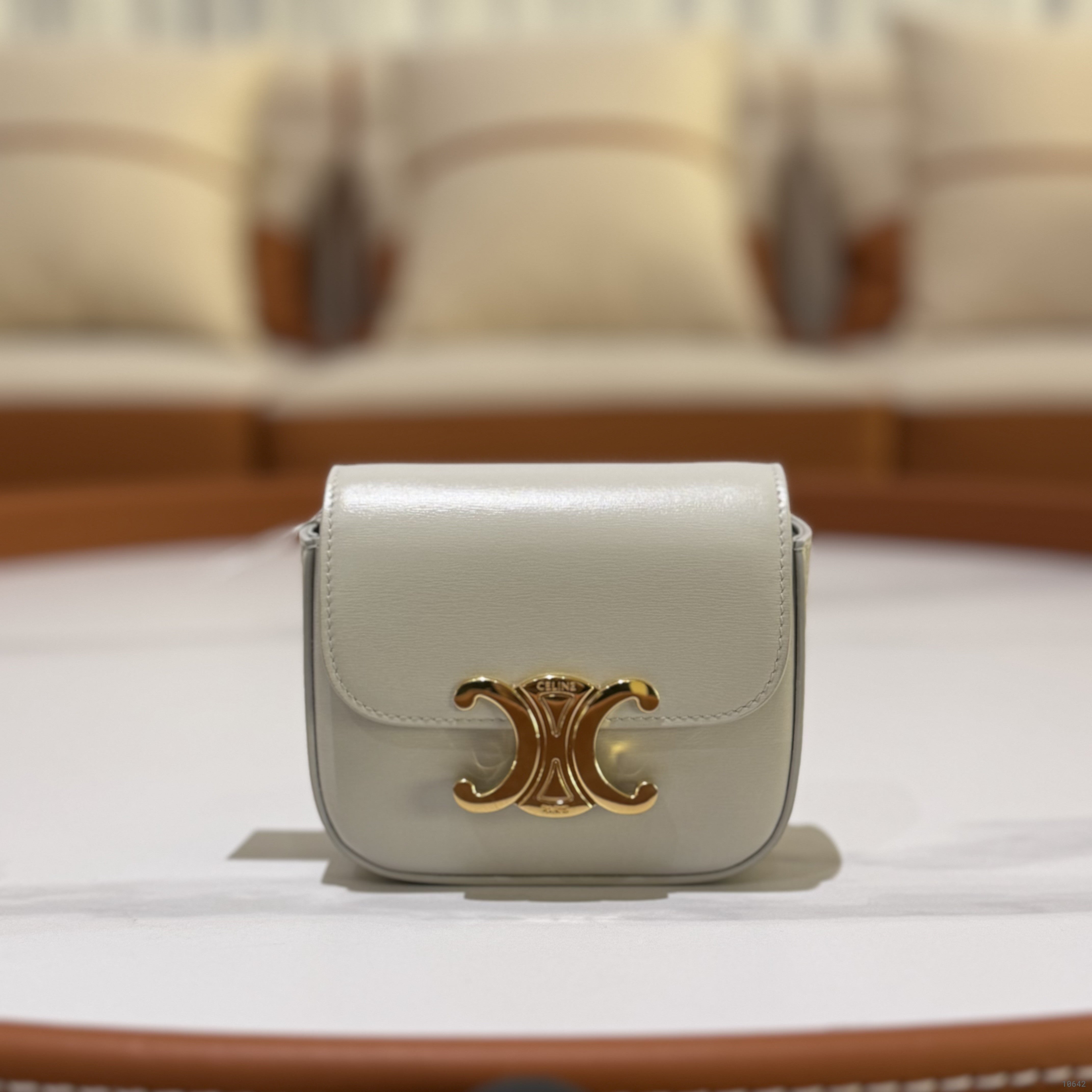 CELINE TRIOMPHE MINI BEIGE