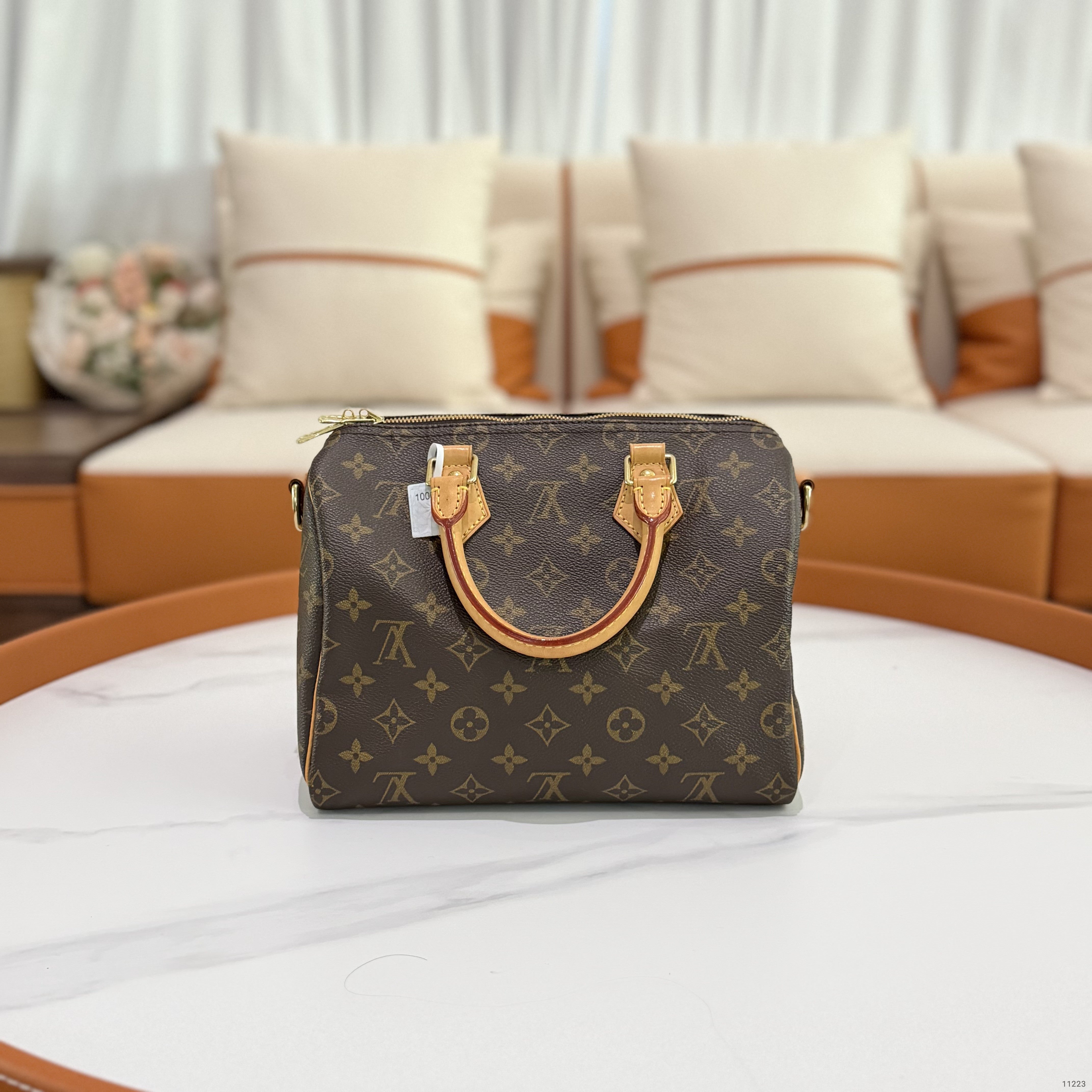 LOUIS VUITTON Speedy Bandoulière 25 Damier Ebene Canvas