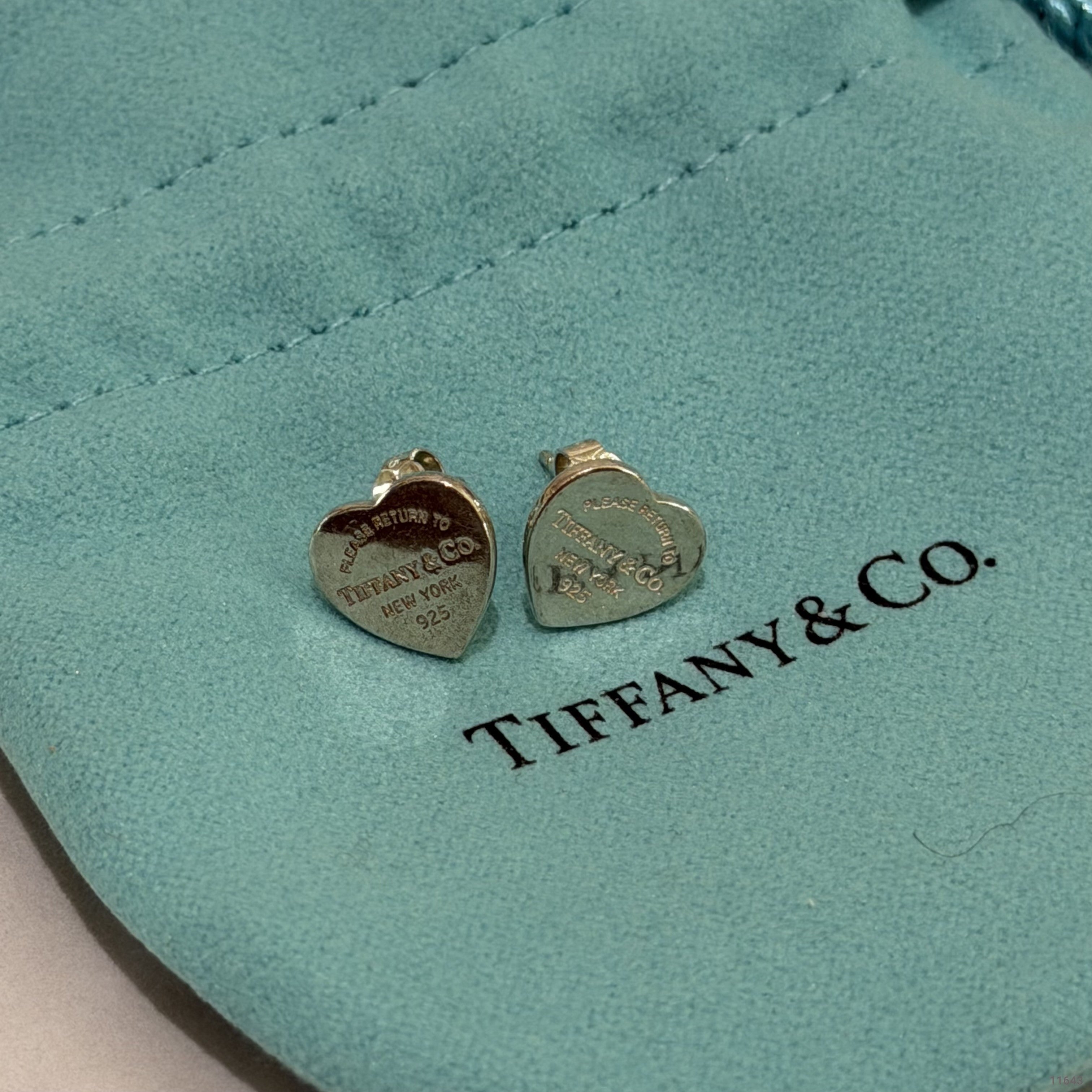 Tiffany & Co. Return to Tiffany Heart Tag Earrings Sterling Silver | TIFFANY