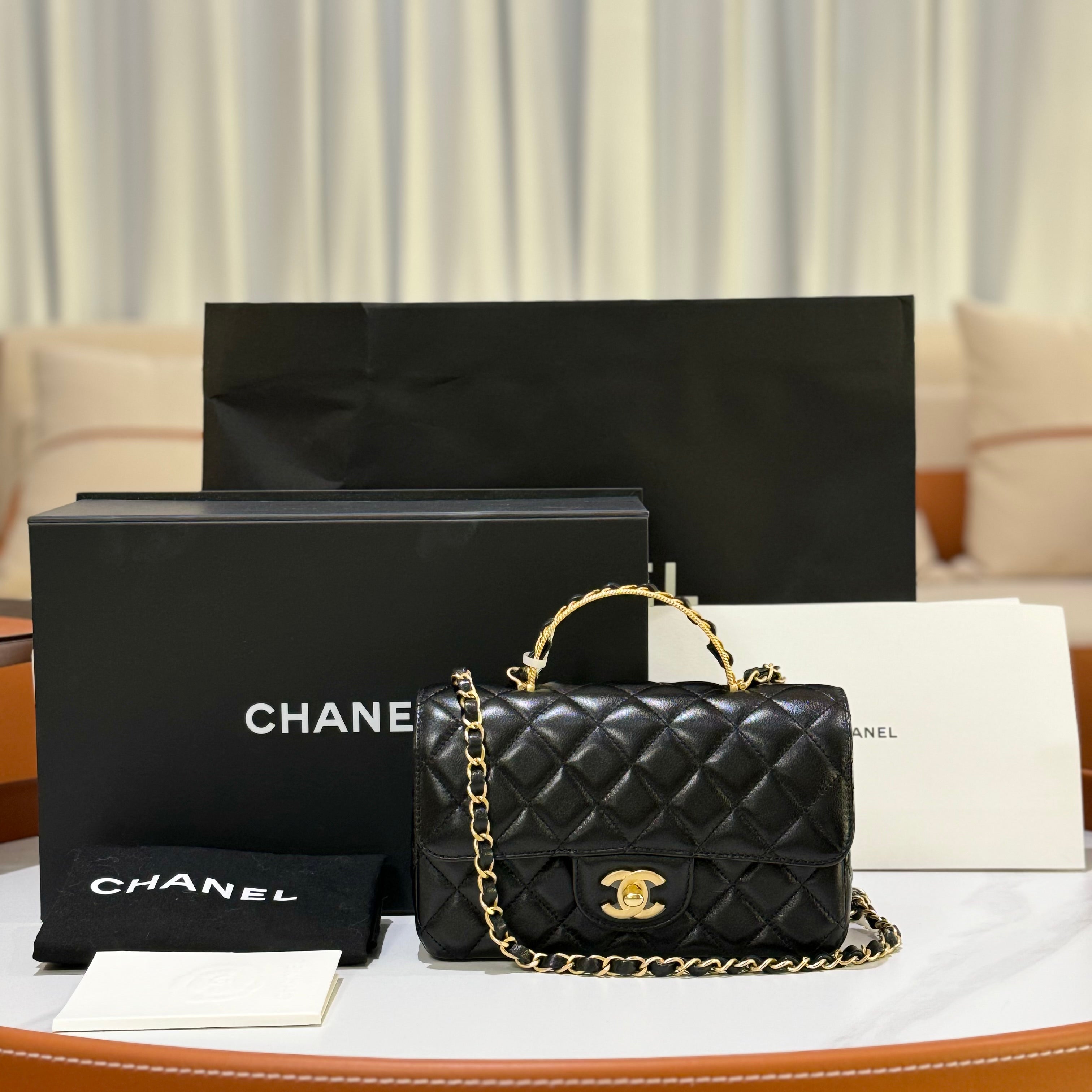 CHANEL MINI CLASSIC FLAP BAG (MICROCHIP)