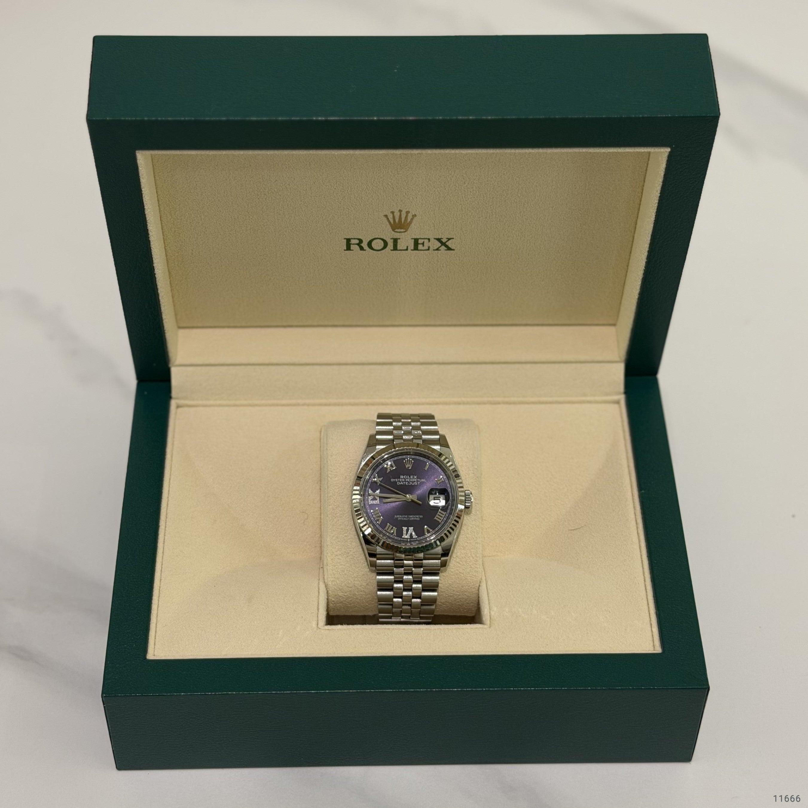 Rolex Datejust 36 126234 Purple Dial