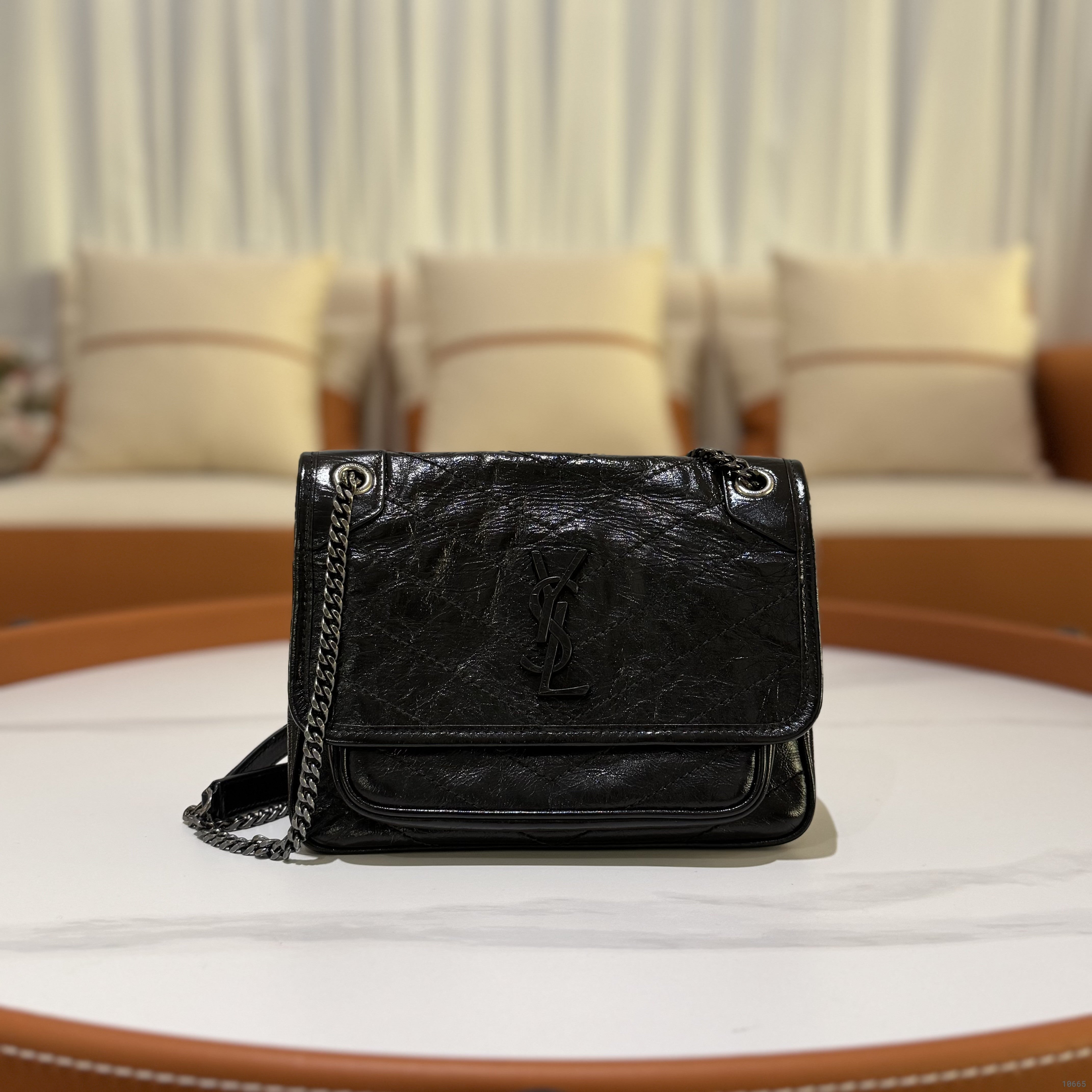 YSL NIKI SMALL SHOULDER CHAIN CROSSBODY BAG