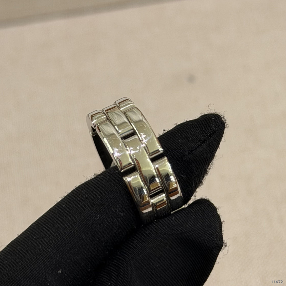 Cartier Maillon Panthère Ring 18K White Gold