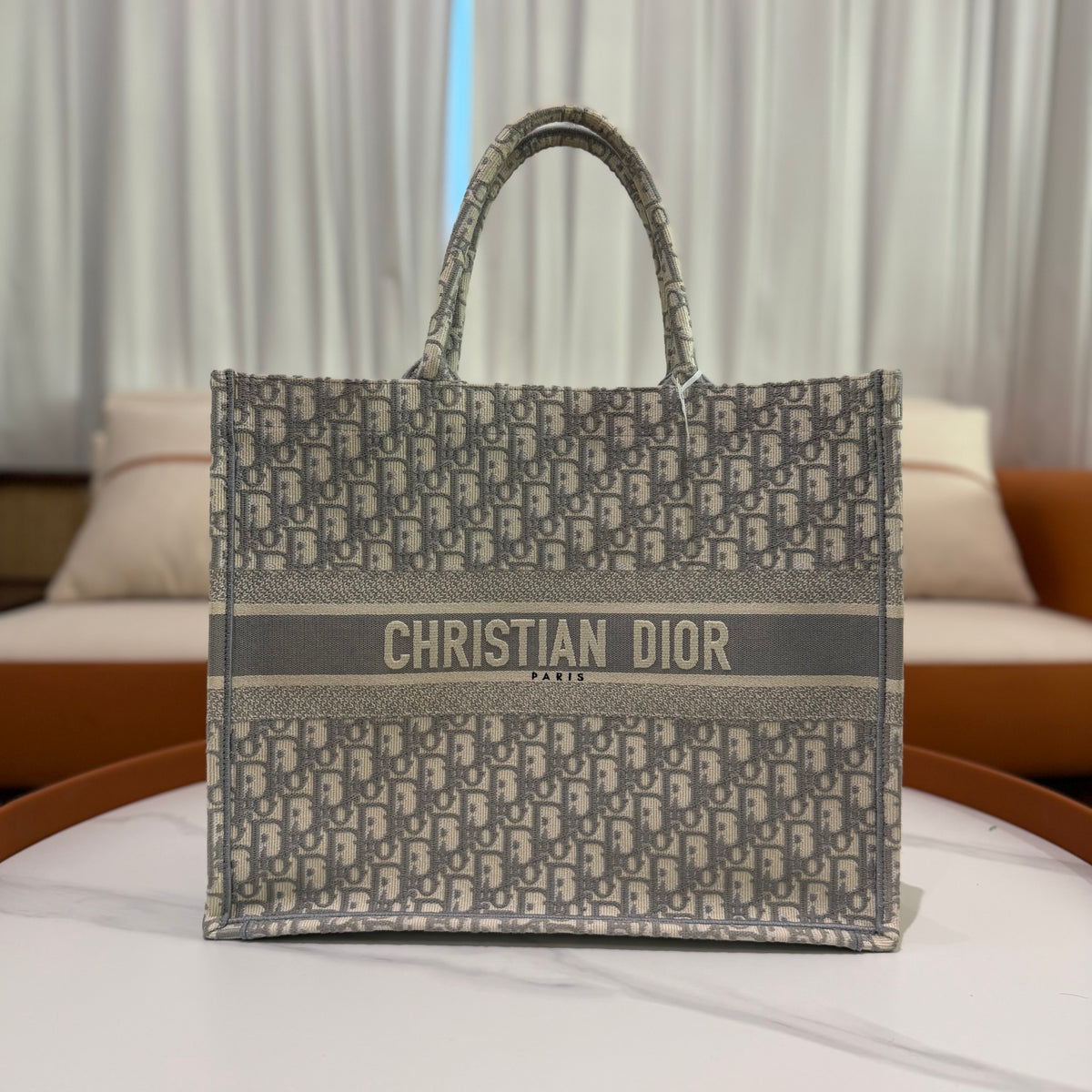 Dior Large Tote Grey | DIOR