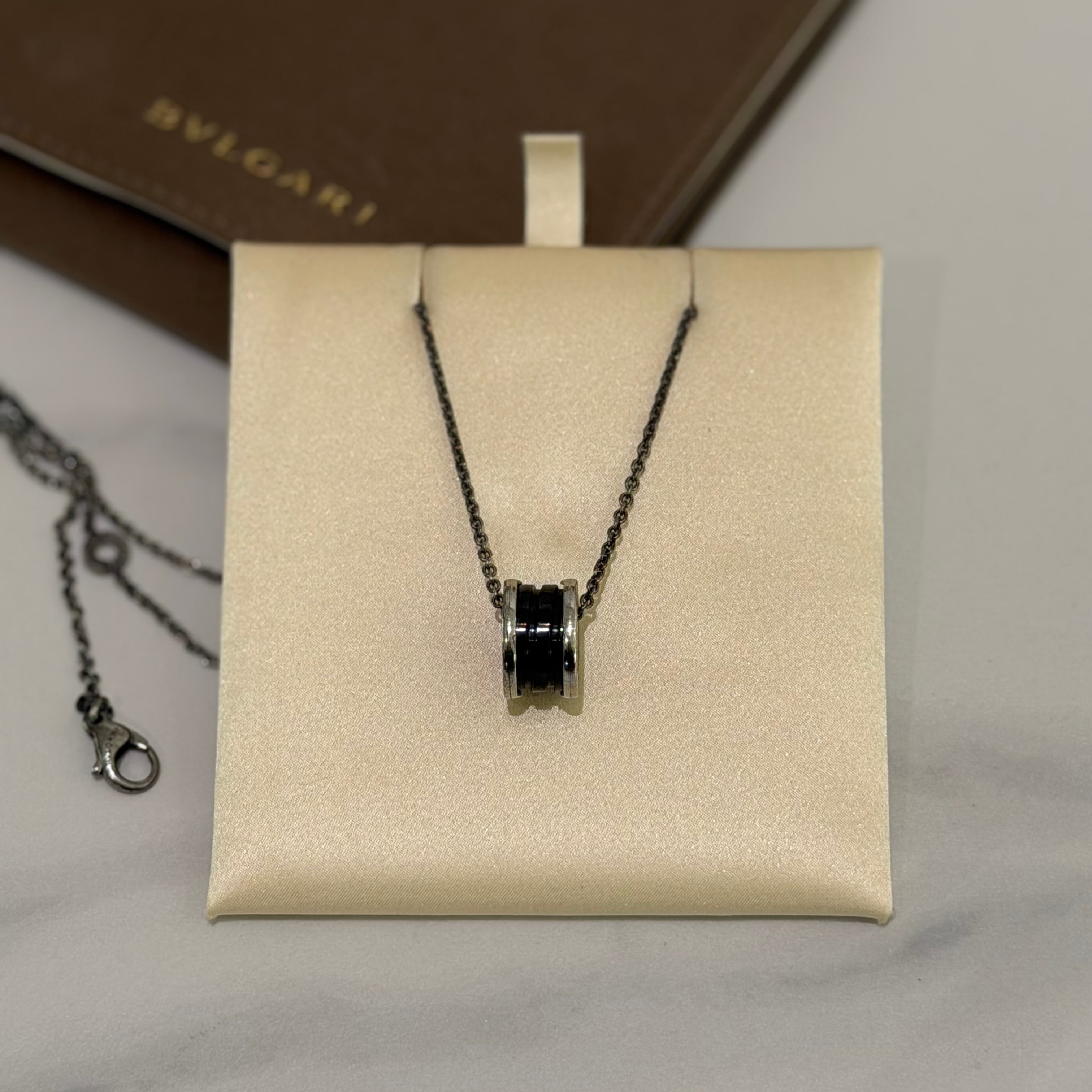 Bvlgari Charity Spring Ceramic Three-Ring Adjustable Necklace