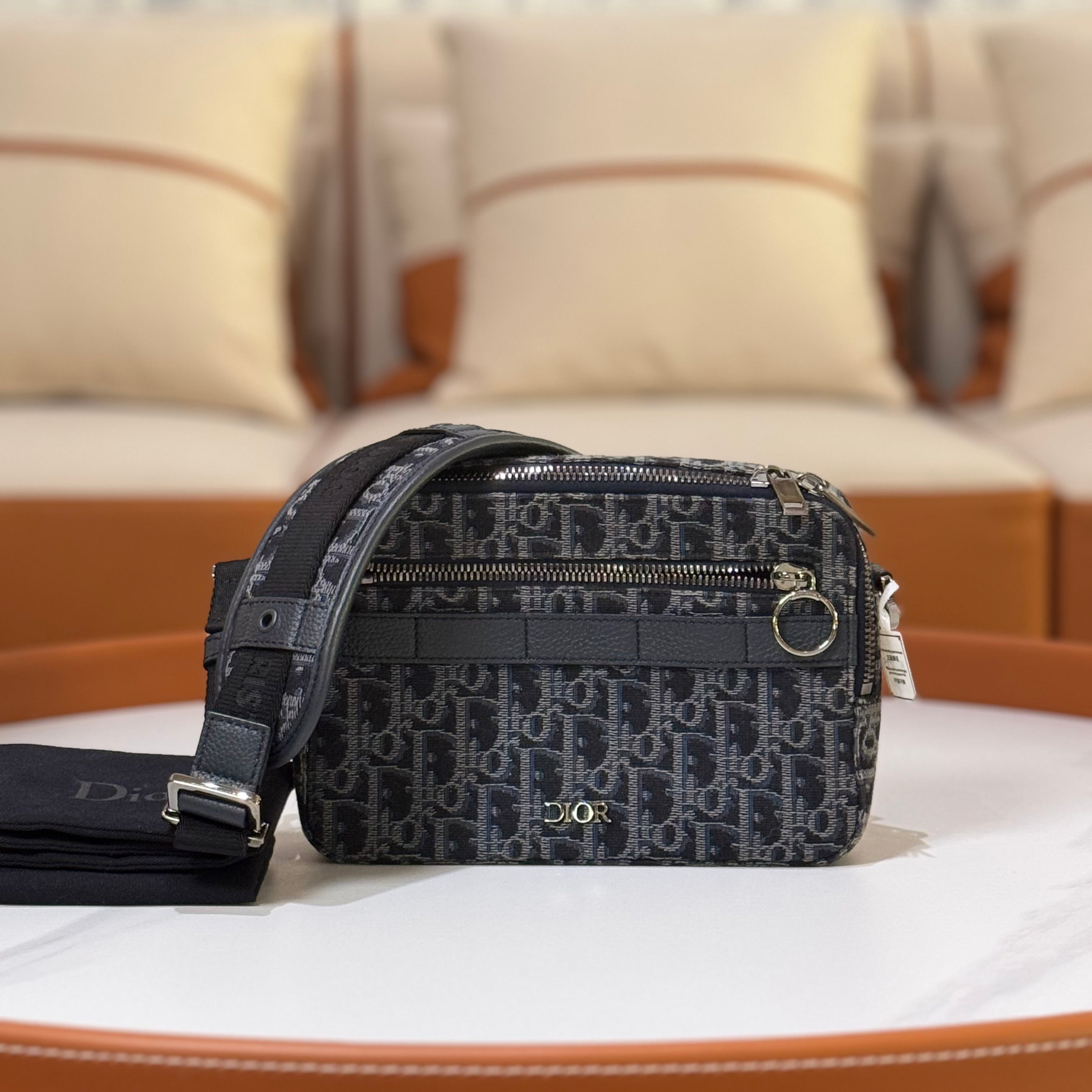 DIOR SAFARI MONOGRAM CAMERA BAG