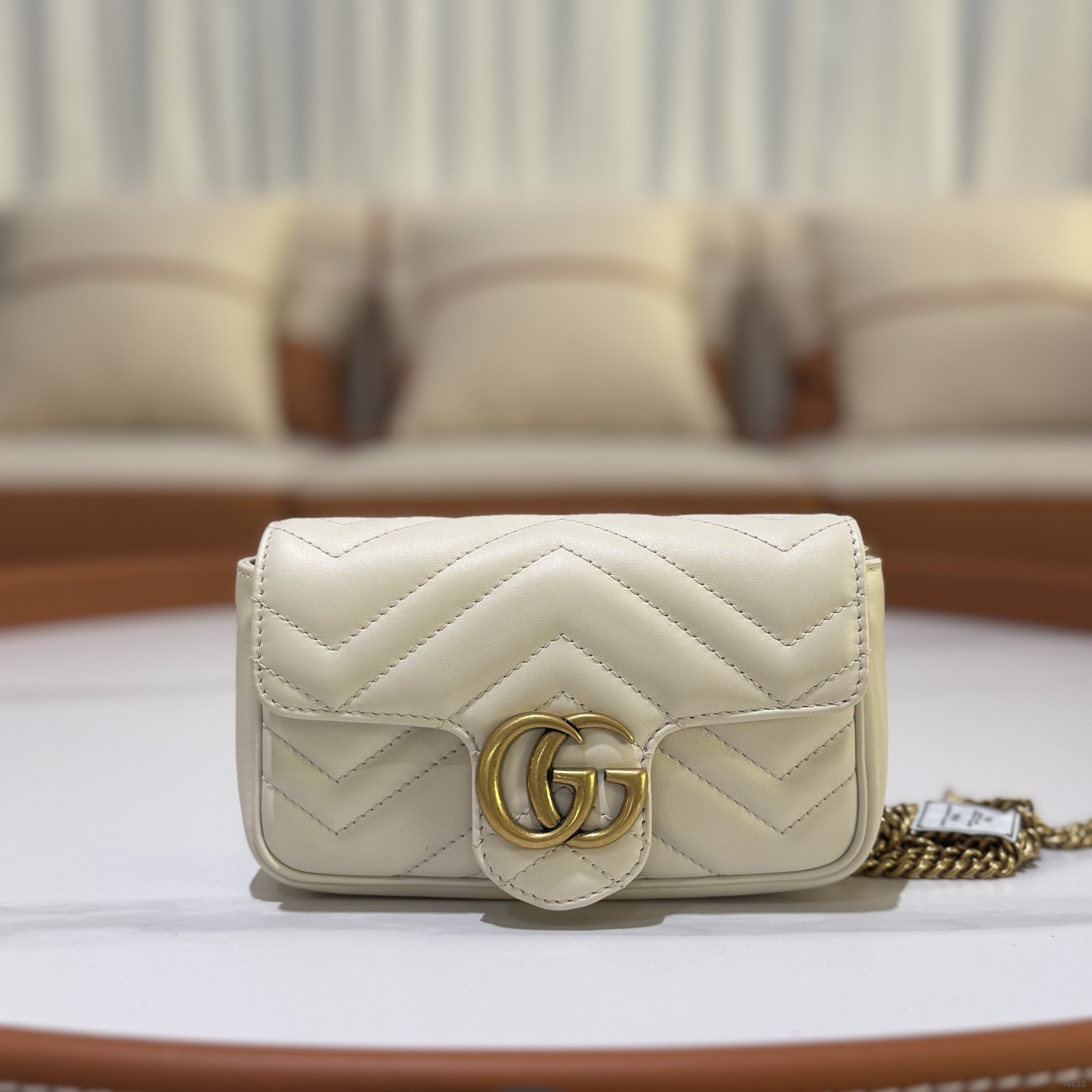 GUCCI MARMONT MINI BAG CHAIN BAG