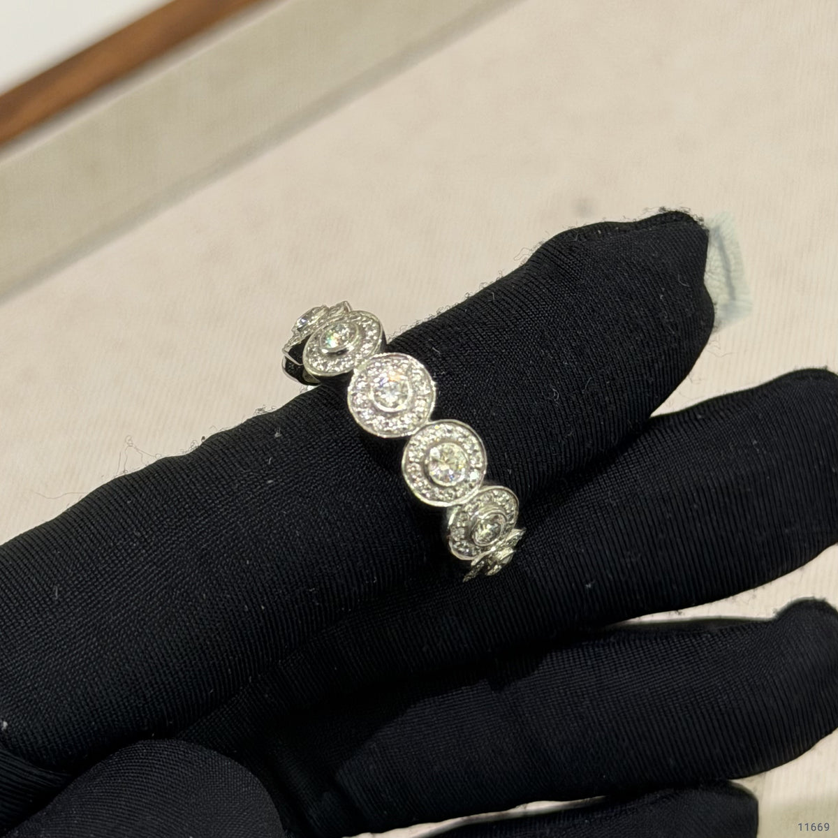 Tiffany & Co. Circlet Platinum Diamond Ring