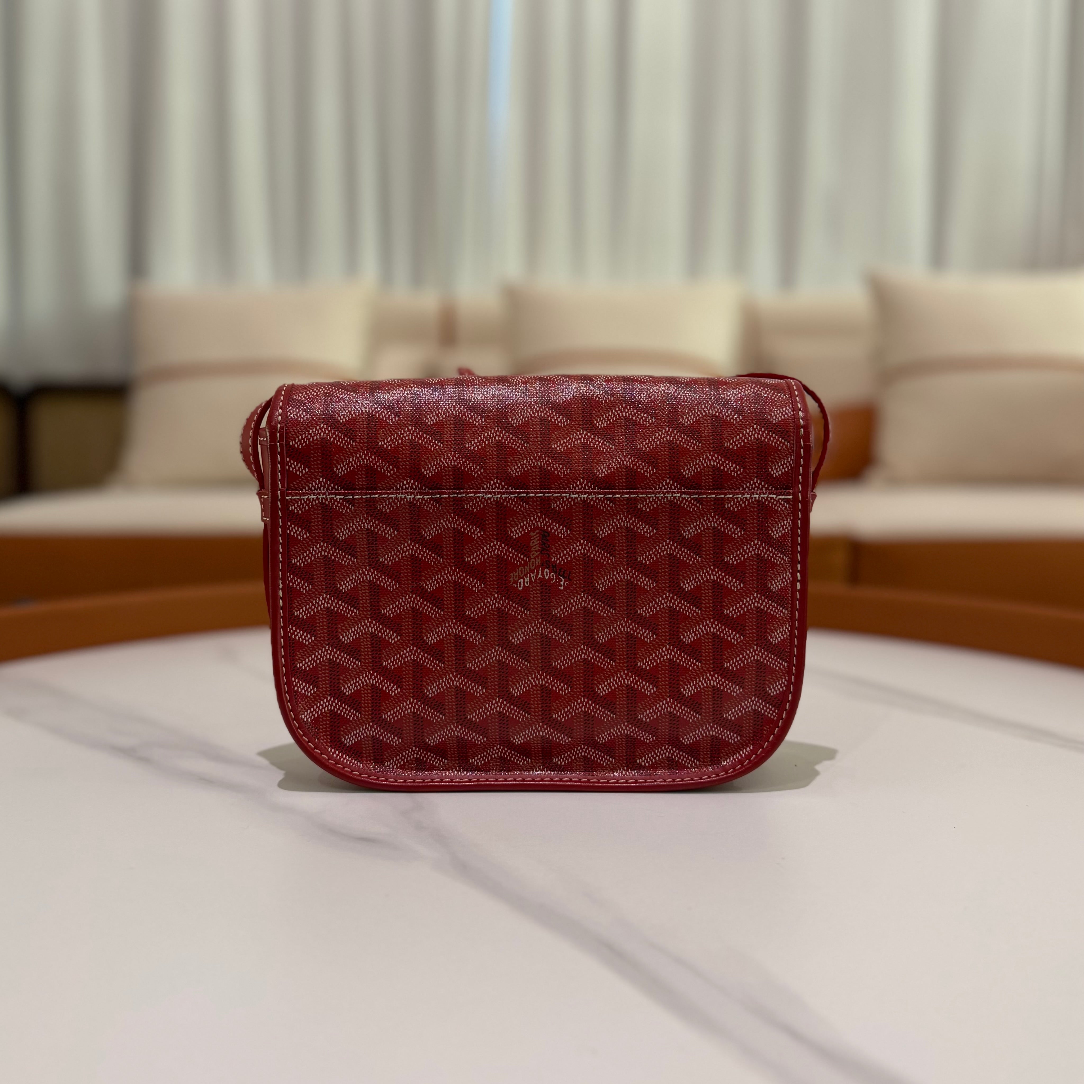 Goyard Belvédère Red Bag