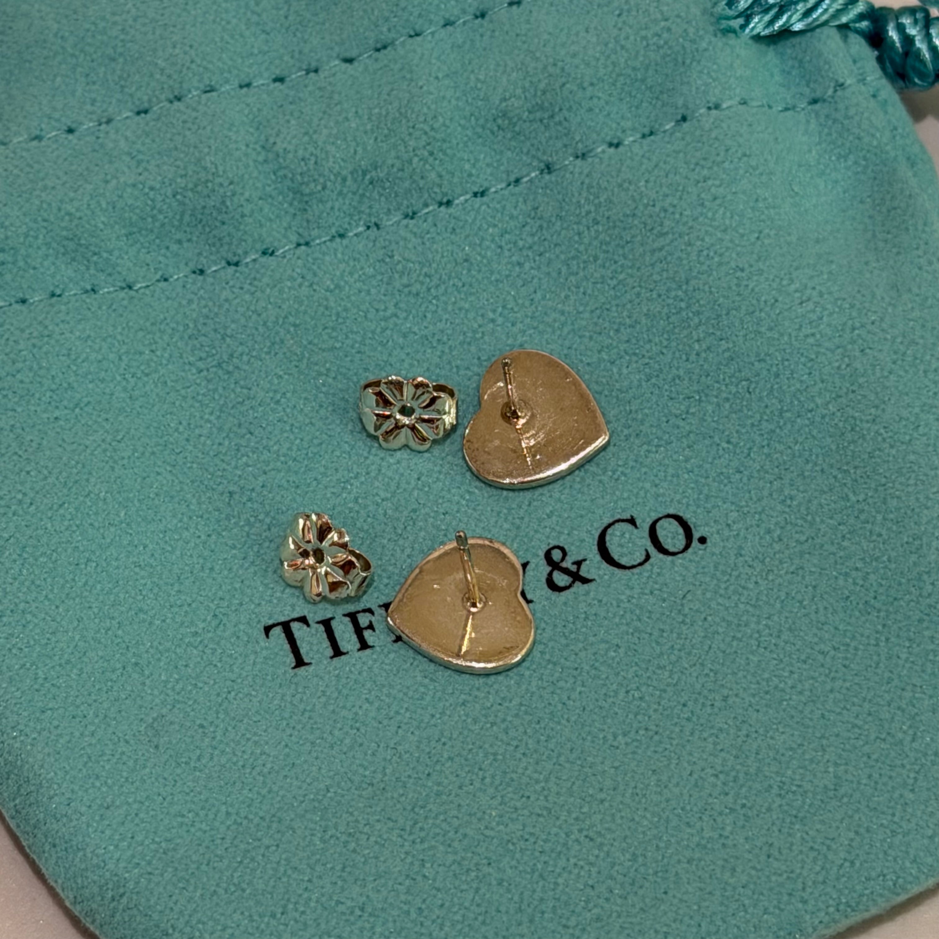 Tiffany & Co. Return to Tiffany Heart Tag Earrings Sterling Silver | TIFFANY