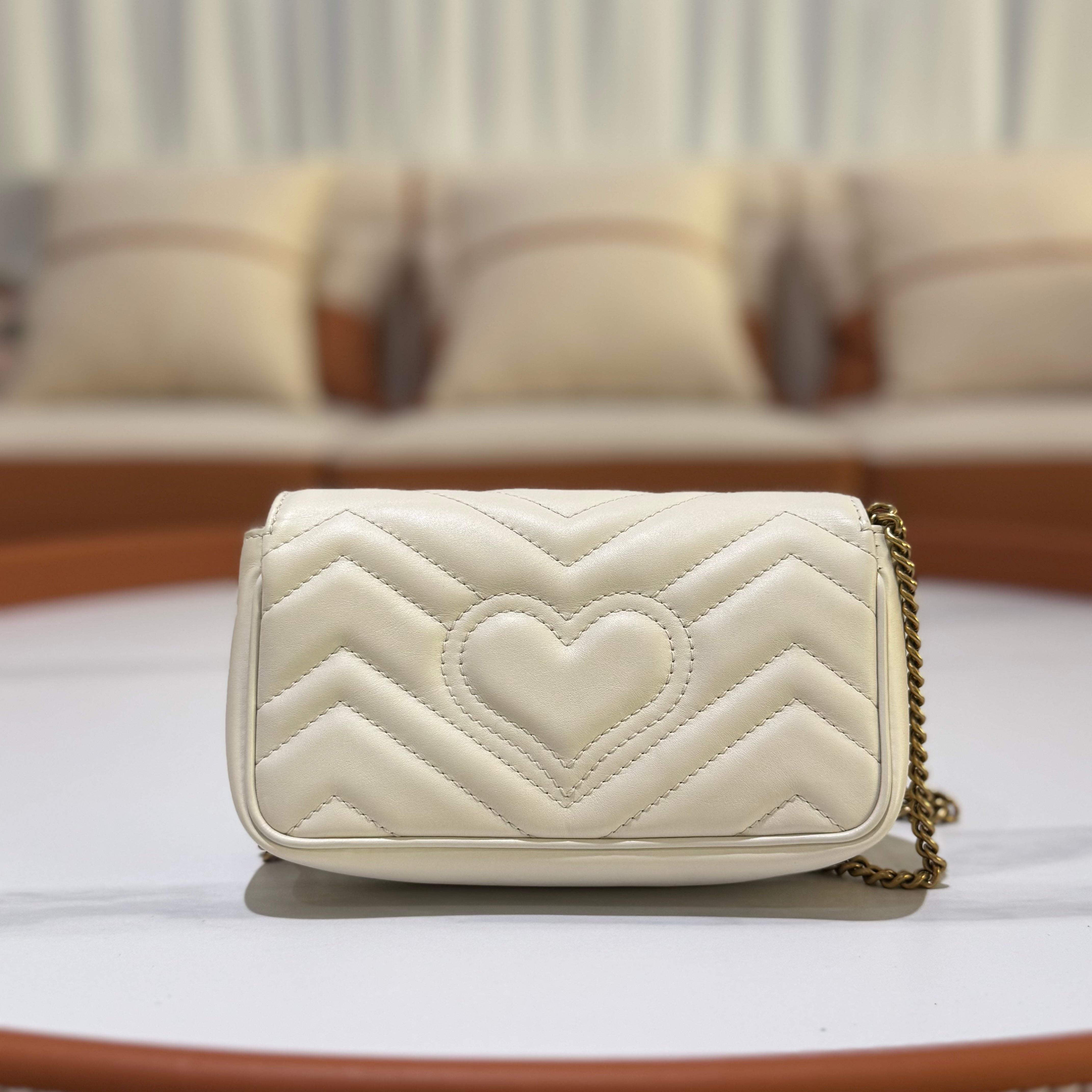 GUCCI MARMONT MINI BAG CHAIN BAG