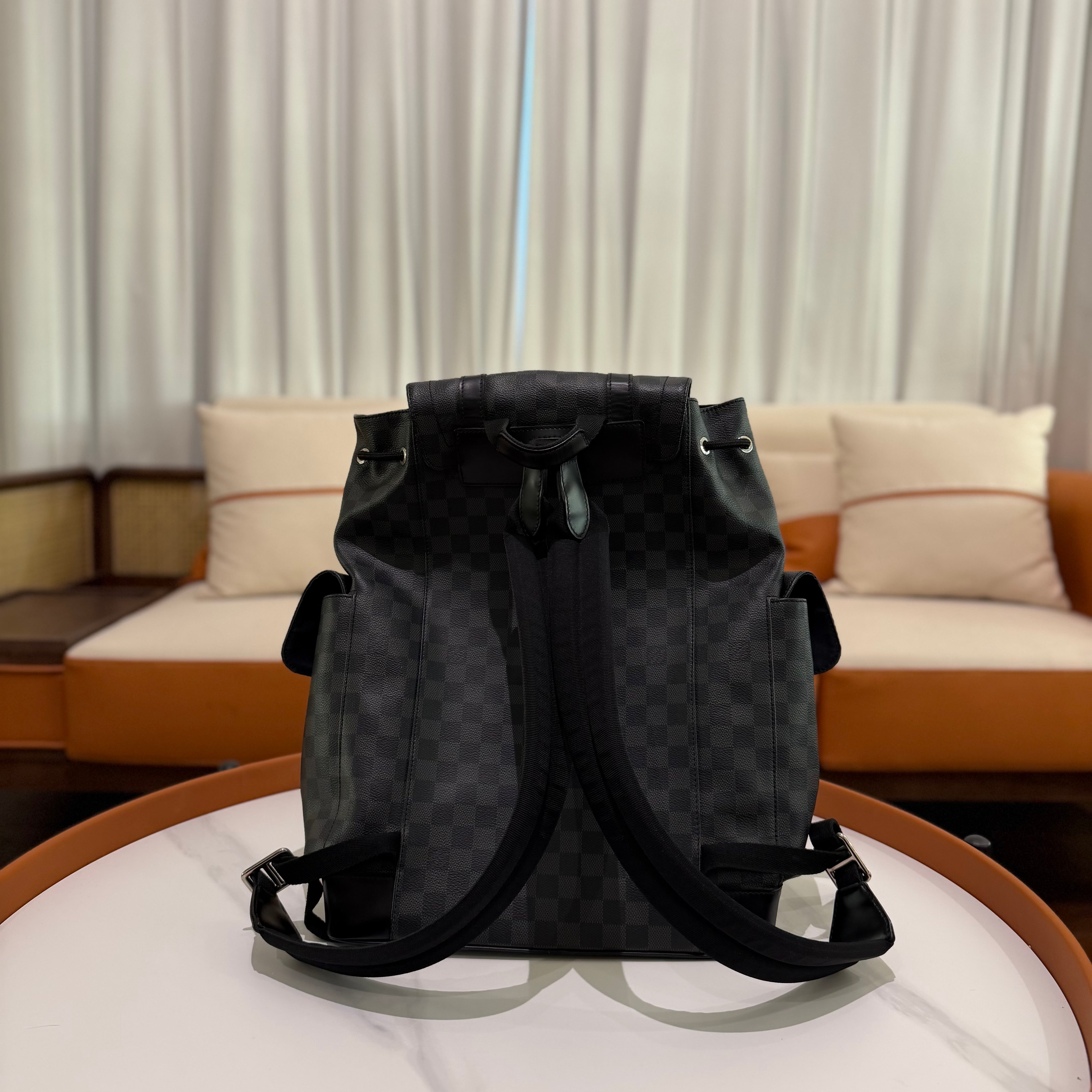 Louis Vuitton Christopher MM Backpack Damier Graphite