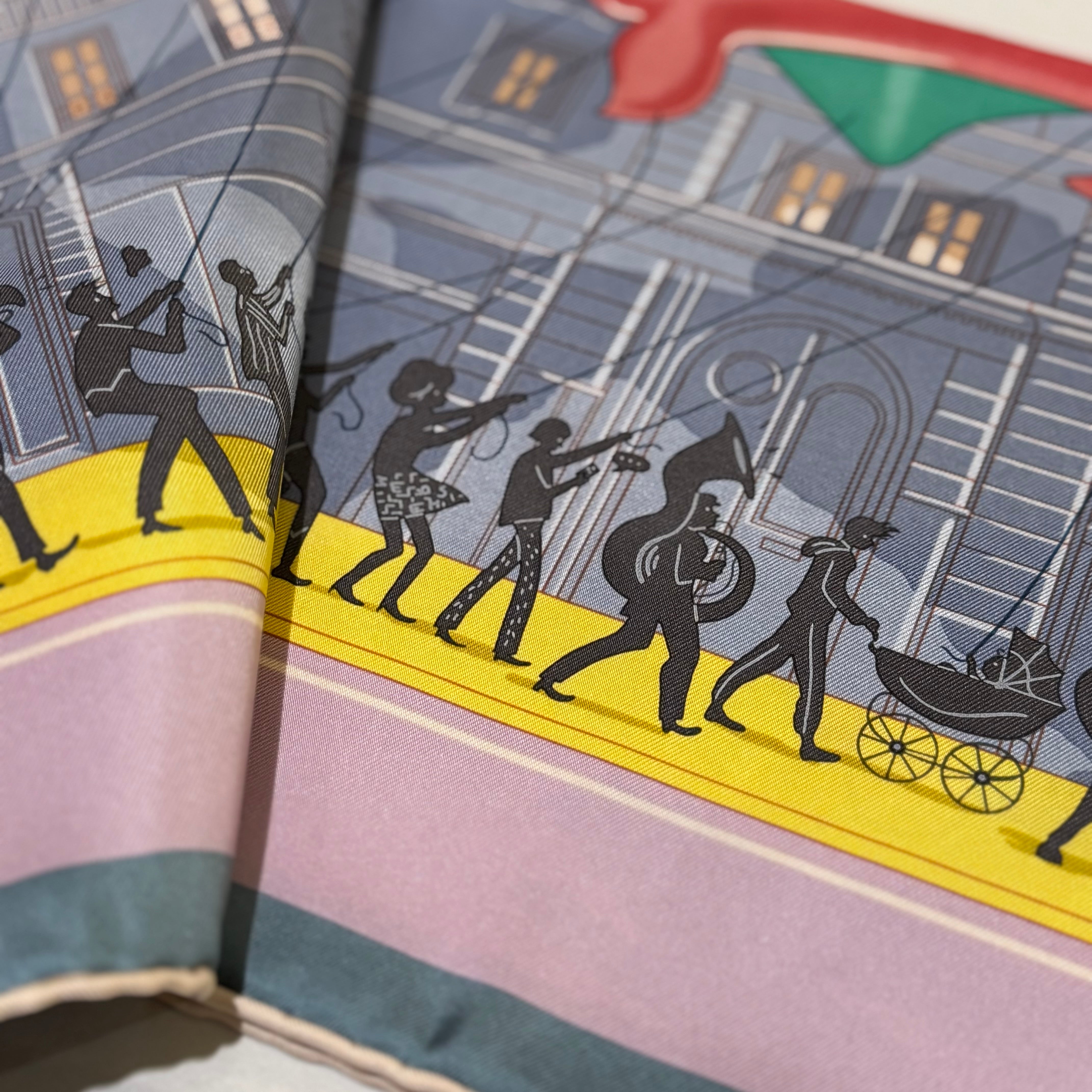 HERMES CARRE TWILL SILK SCARF