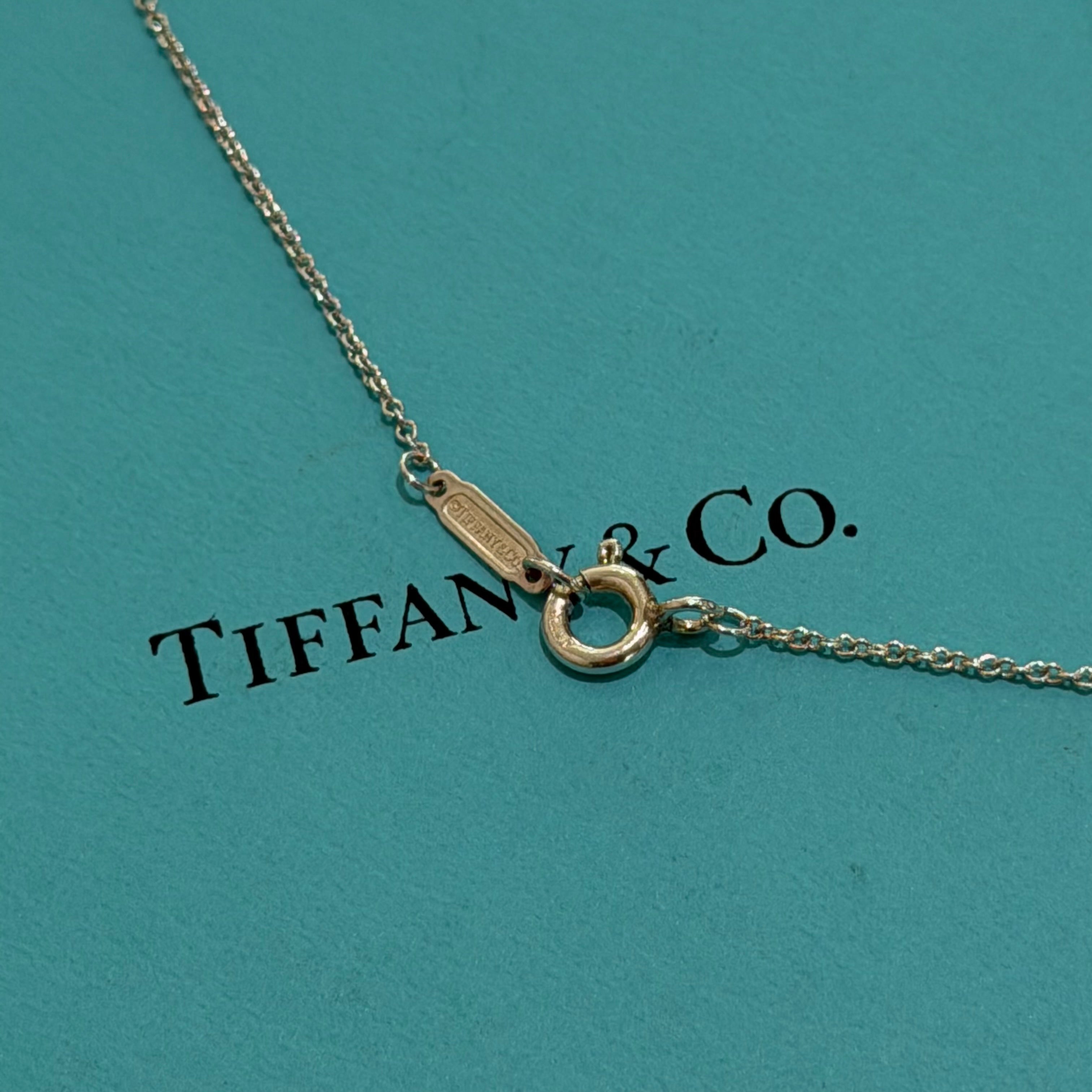 Tiffany & Co. Return to Tiffany Double Heart Tag Necklace Sterling Silver | TIFFANY