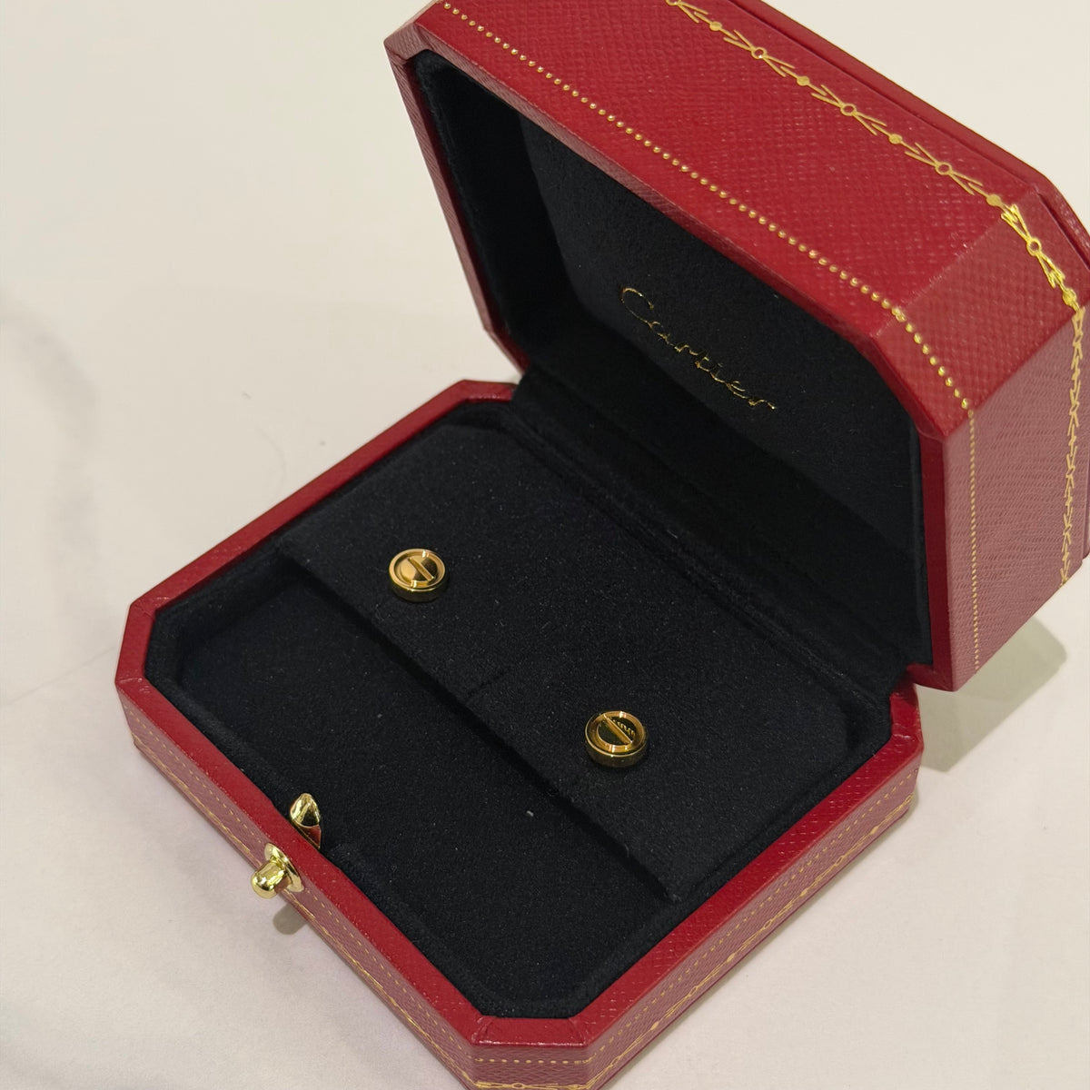 Cartier LOVE Screw Earrings 18K Rose Gold