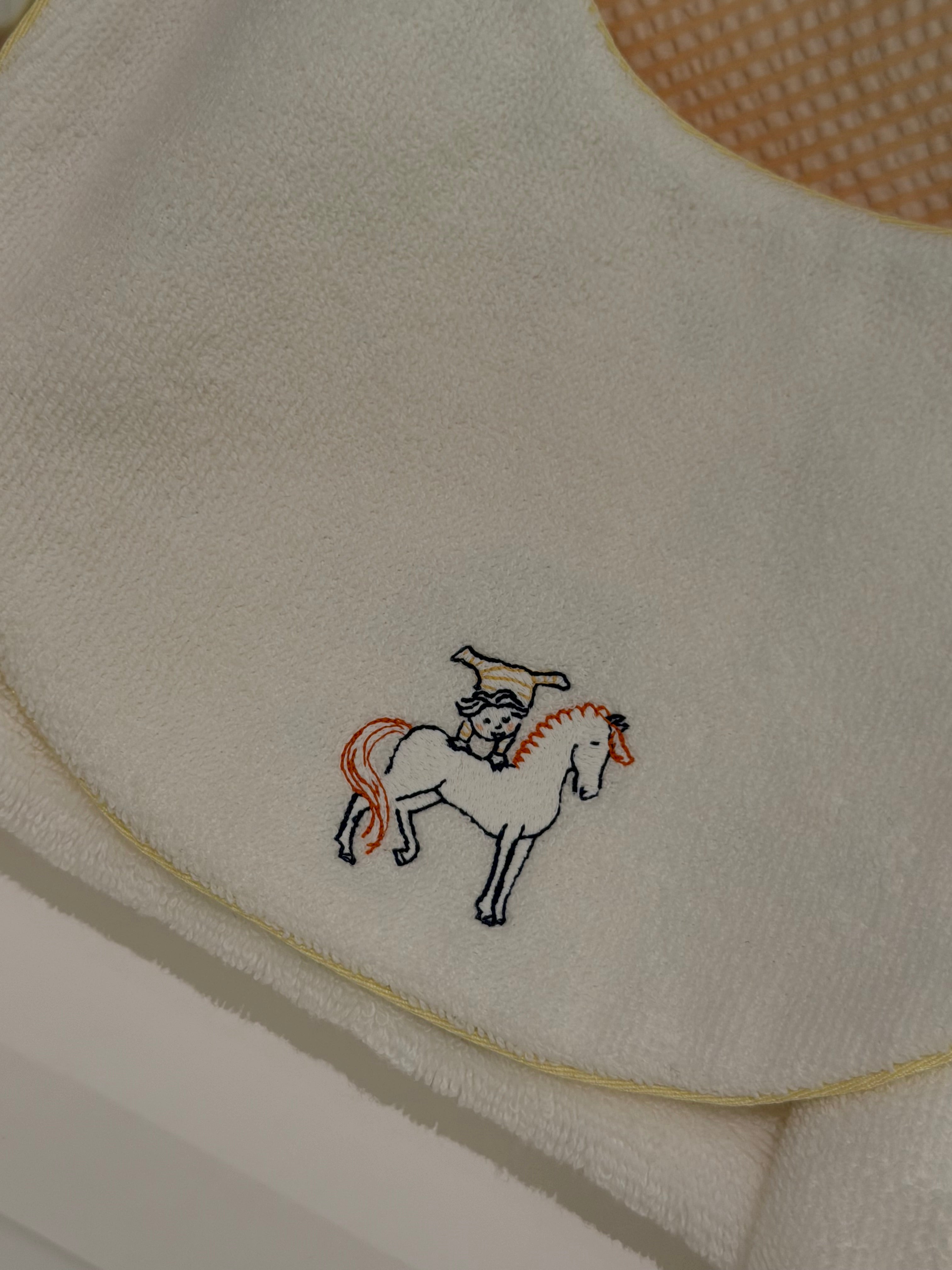 HERMÈS BABY GIFT SET (BIB, TOWEL, BATH TOWEL)