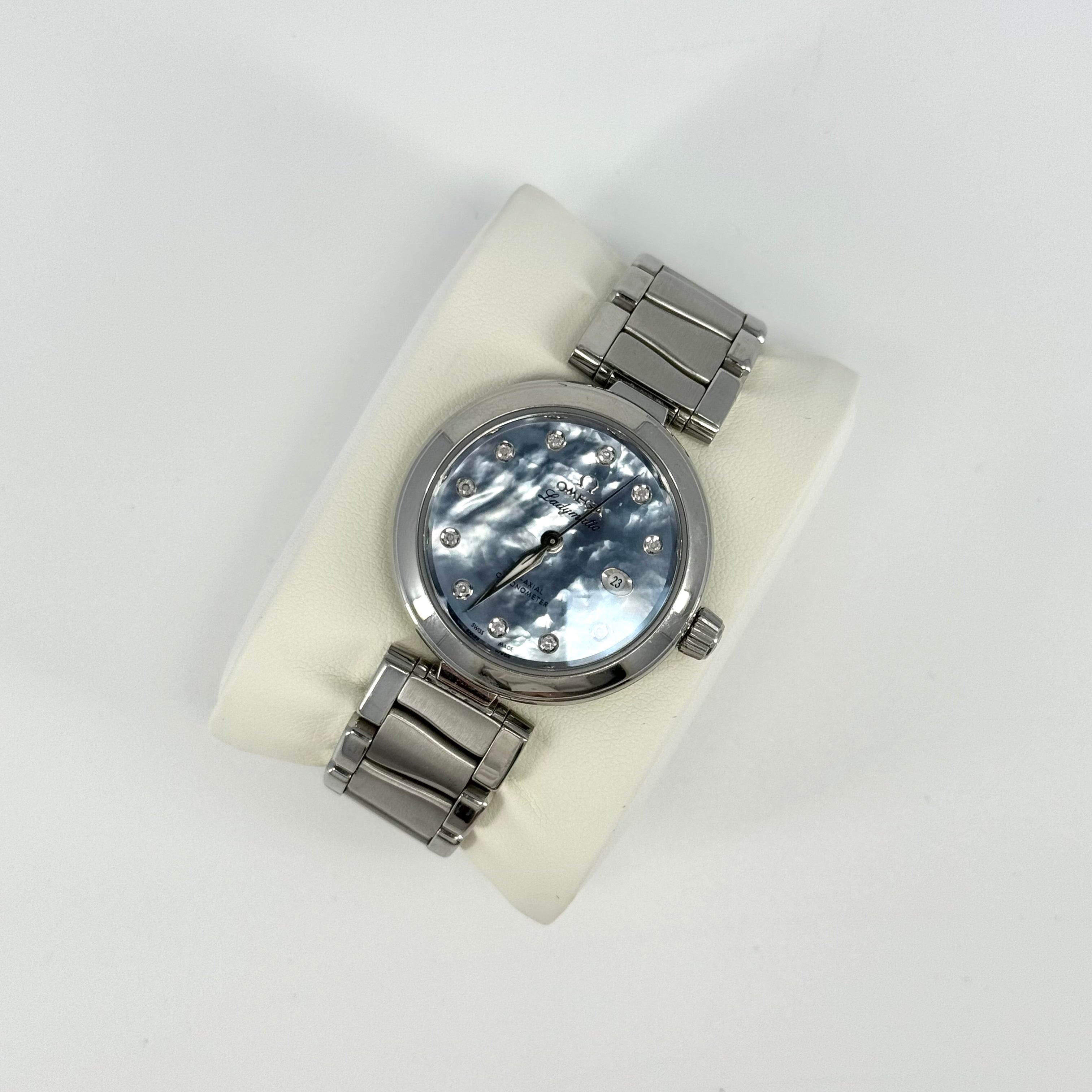 OMEGA DE VILLE LADYMATIC STEEL ON STEEL