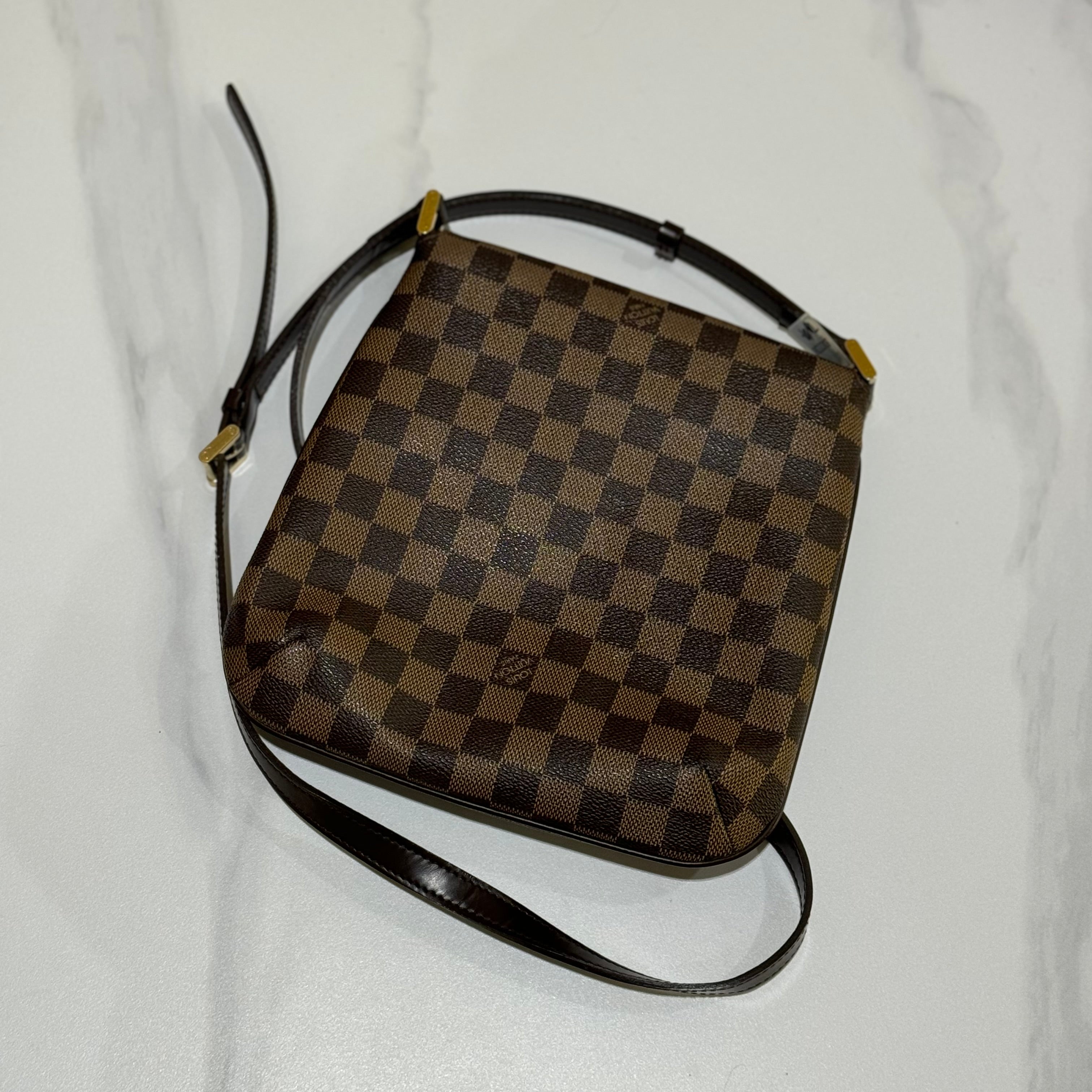 LOUIS VUITTON BROWN DAMIER KING FAYE BAG | COLLINS RAIN