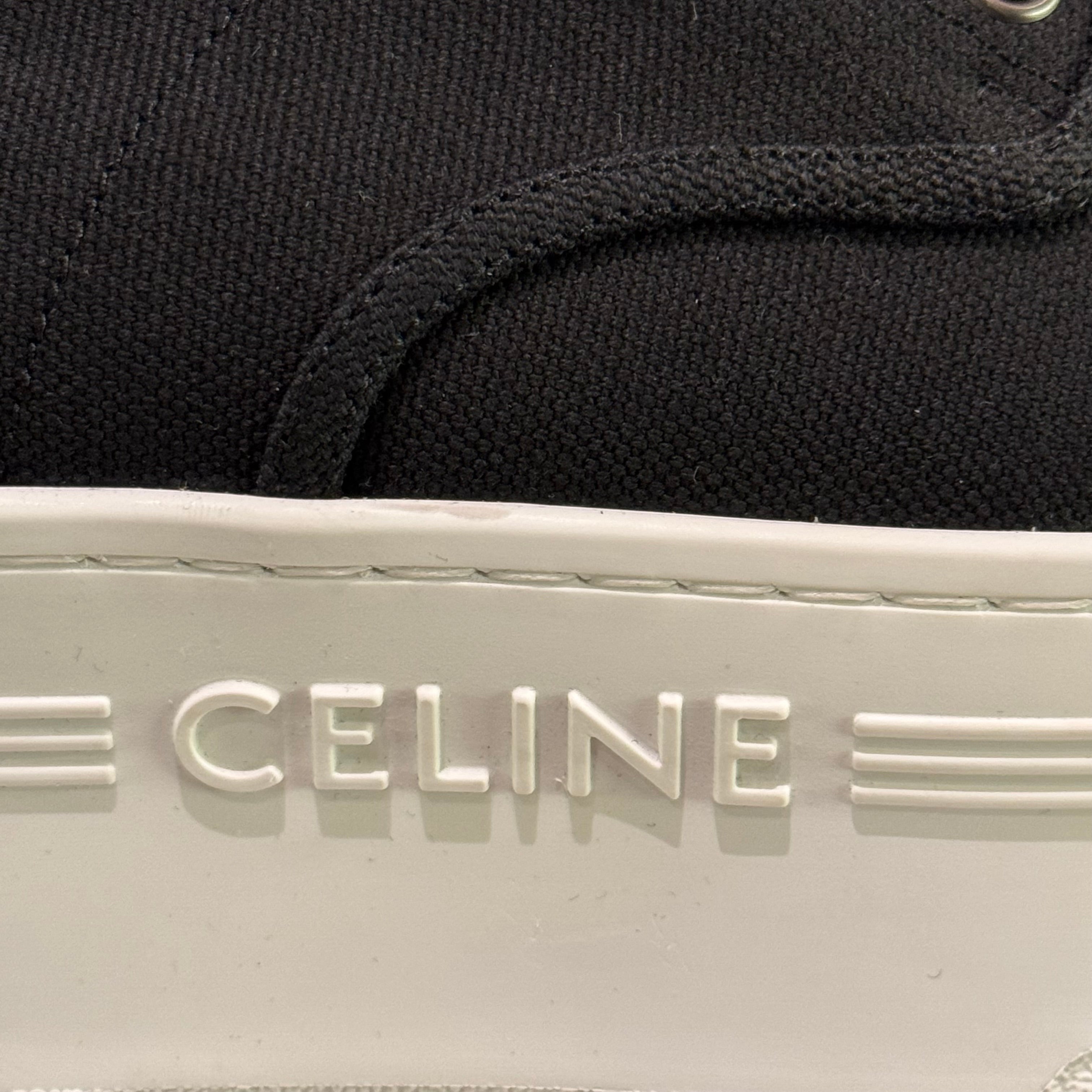 CELINE TRIOMPHE PLATFORM CANVAS SNEAKERS – BRAND NEW