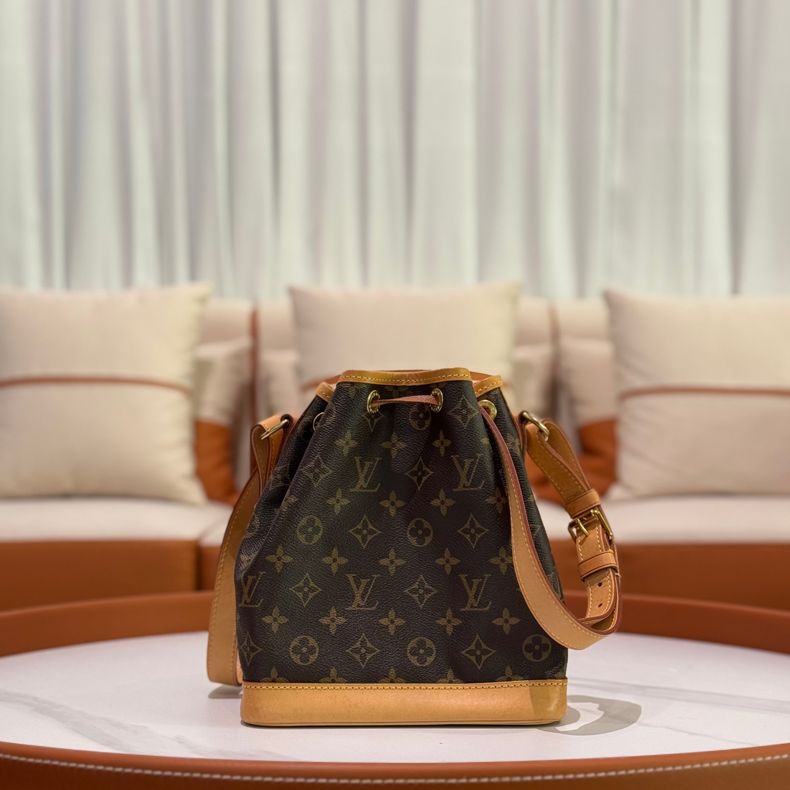 LOUIS VUITTON NOÉ BB DRAWSTRING BUCKET SHOULDER BAG