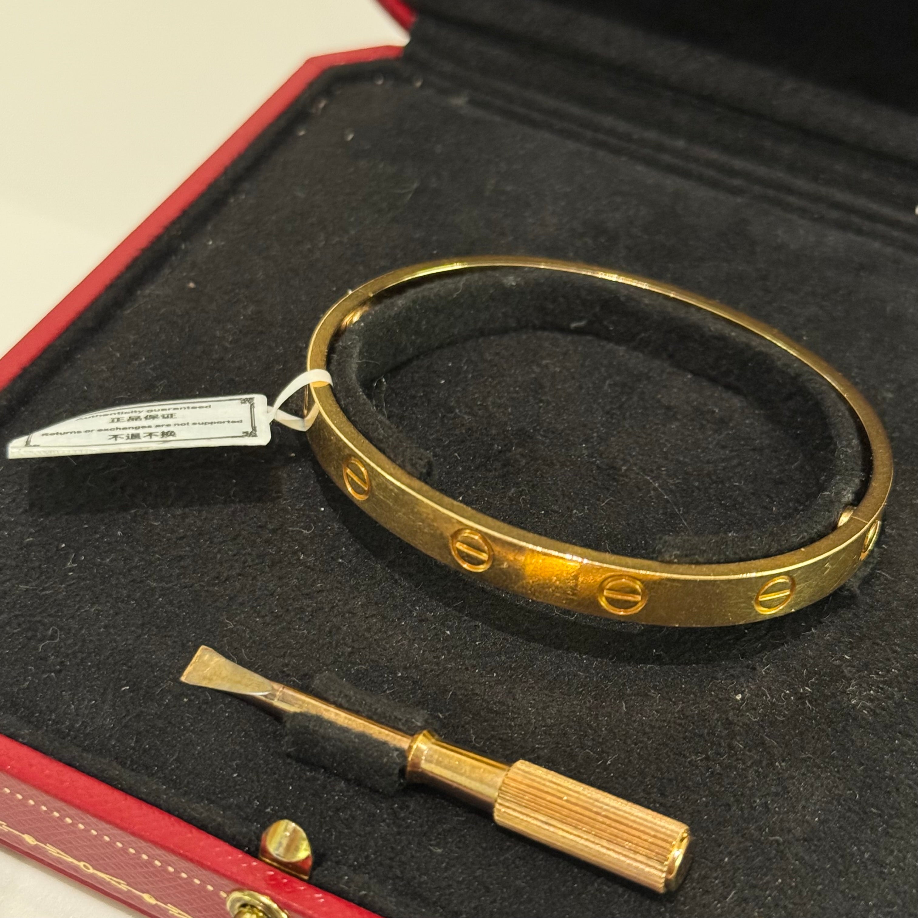 CARTIER LOVE BRACELET WIDE VERSION ROSE GOLD