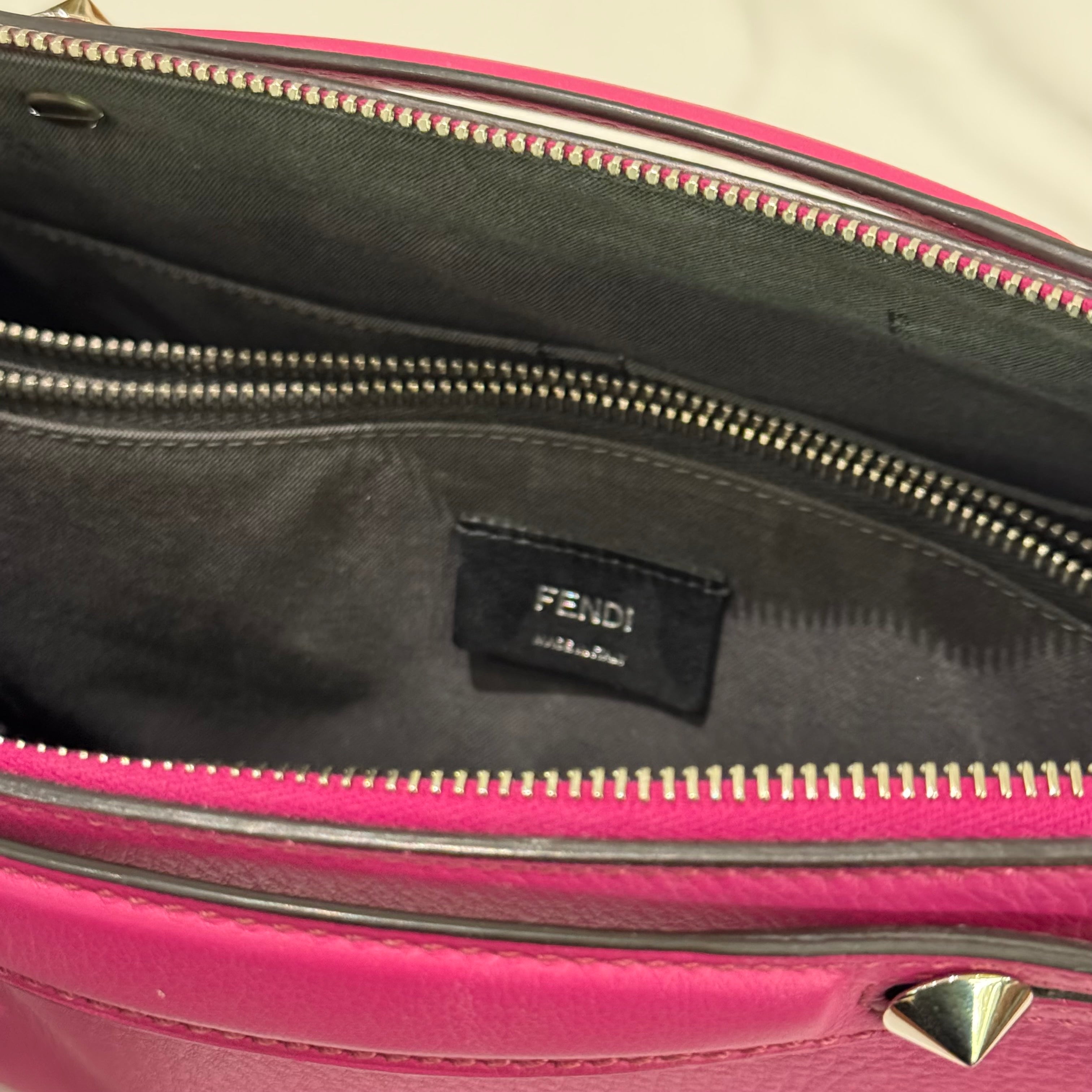 FENDI MAGENTA PINK SHOULDER & CROSSBODY BAG