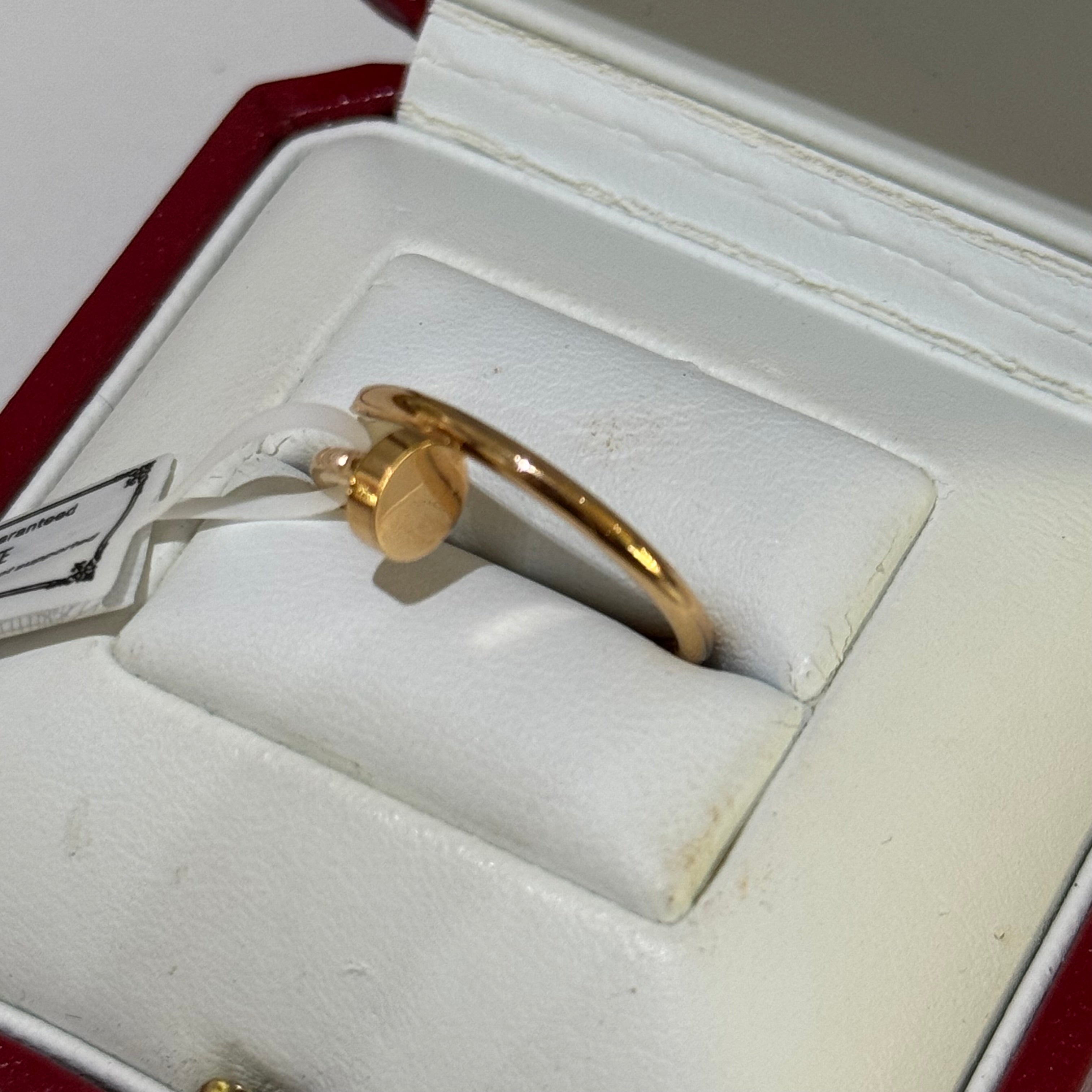 CARTIER JUSTE UN CLOU RING ROSE GOLD