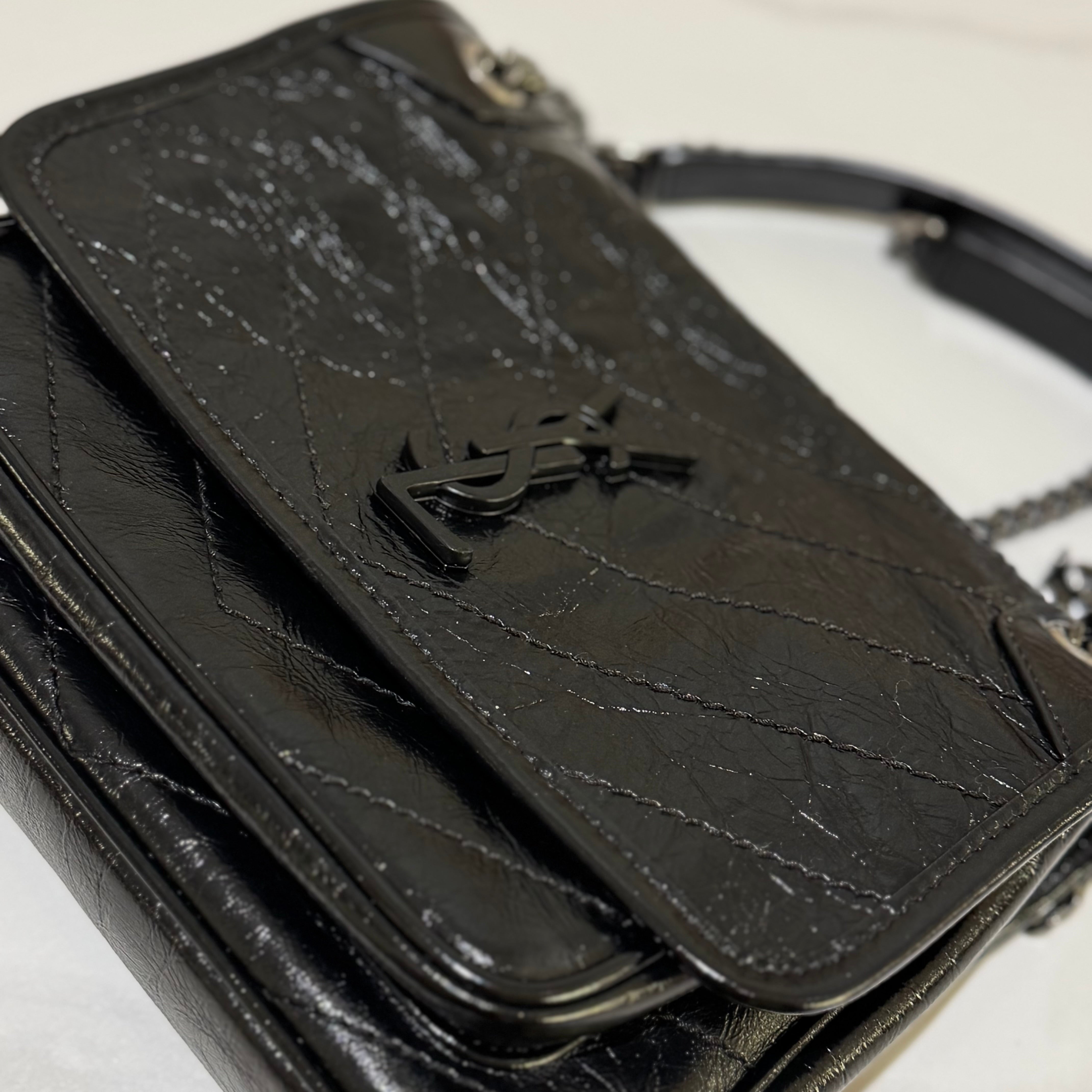 YSL NIKI SMALL SHOULDER CHAIN CROSSBODY BAG