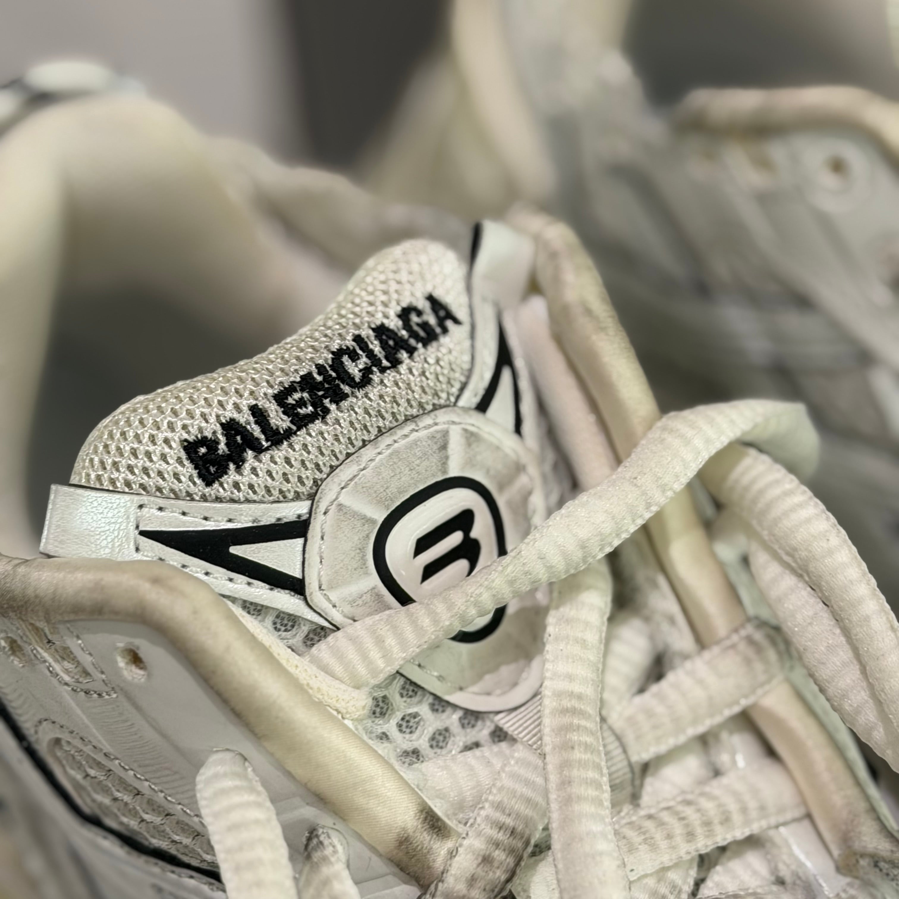 Balenciaga Runner Distressed White Sneakers | BALENCIAGA