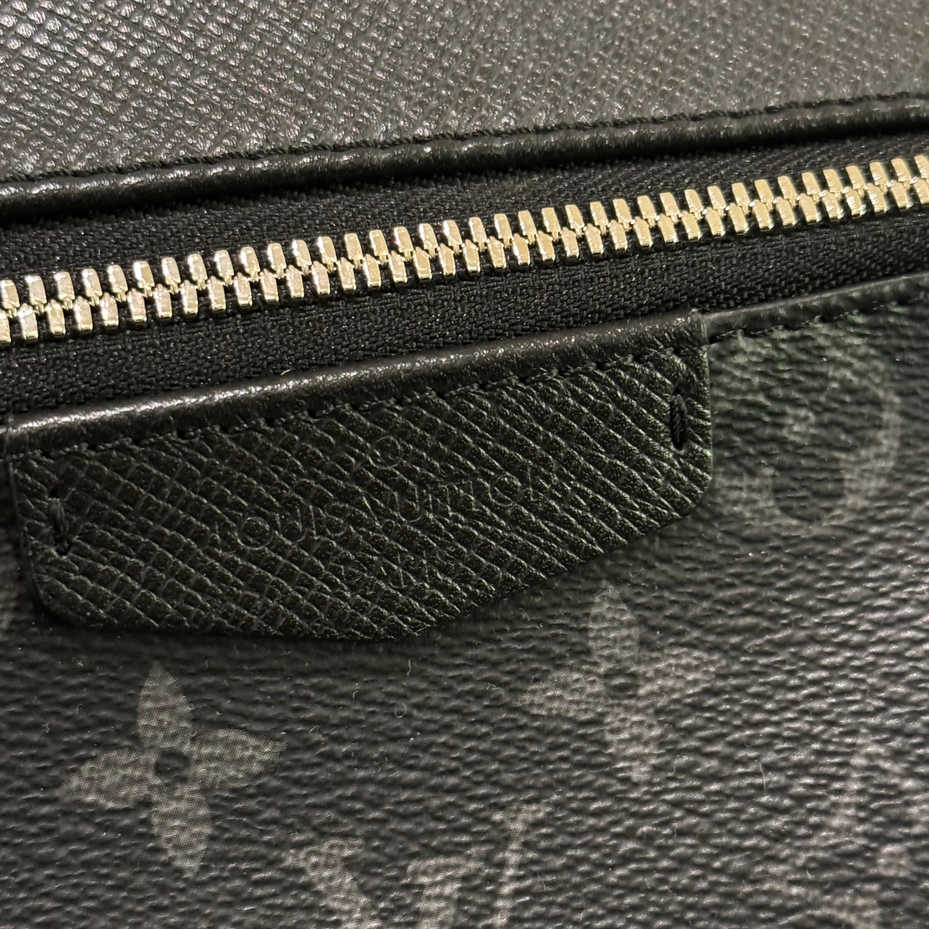 LOUIS VUITTON DISCOVERY BACKPACK APOLLO MONOGRAM ECLIPSE WITH LEATHER TRIM (CHIP VERSION)