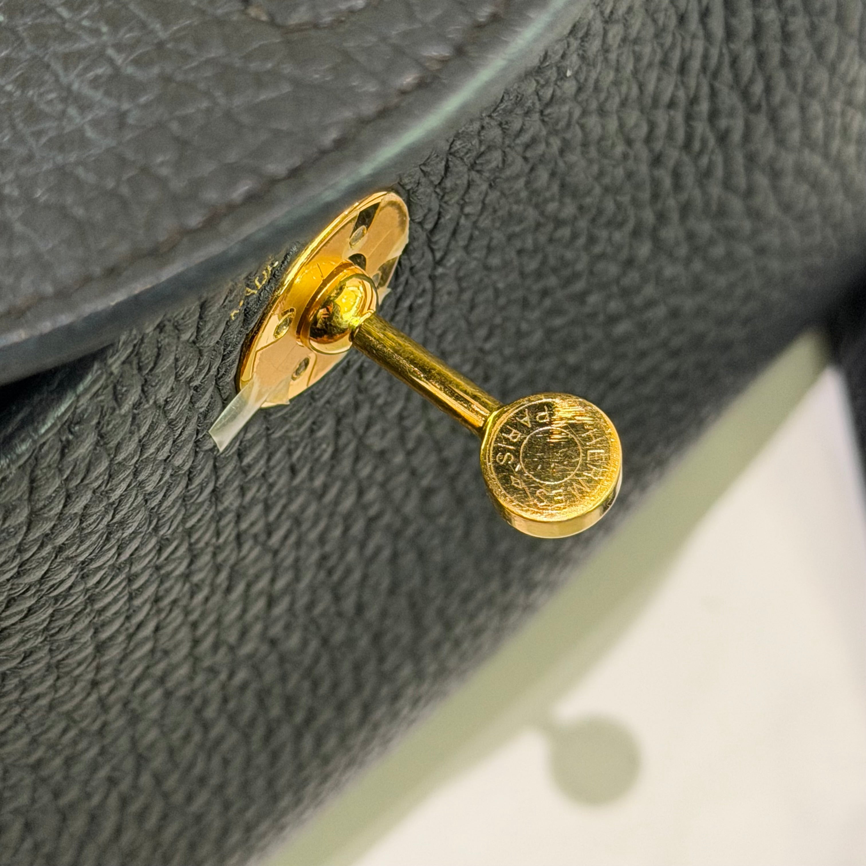 Hermes Mini Lindy Black with Gold Hardware (Stamp W)