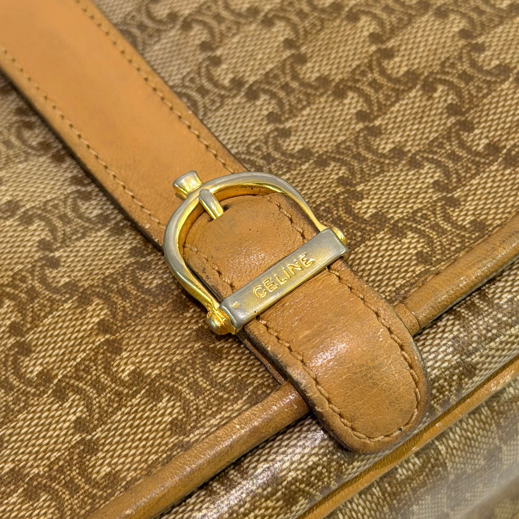 Celine Triomphe Saddle Bag Vintage
