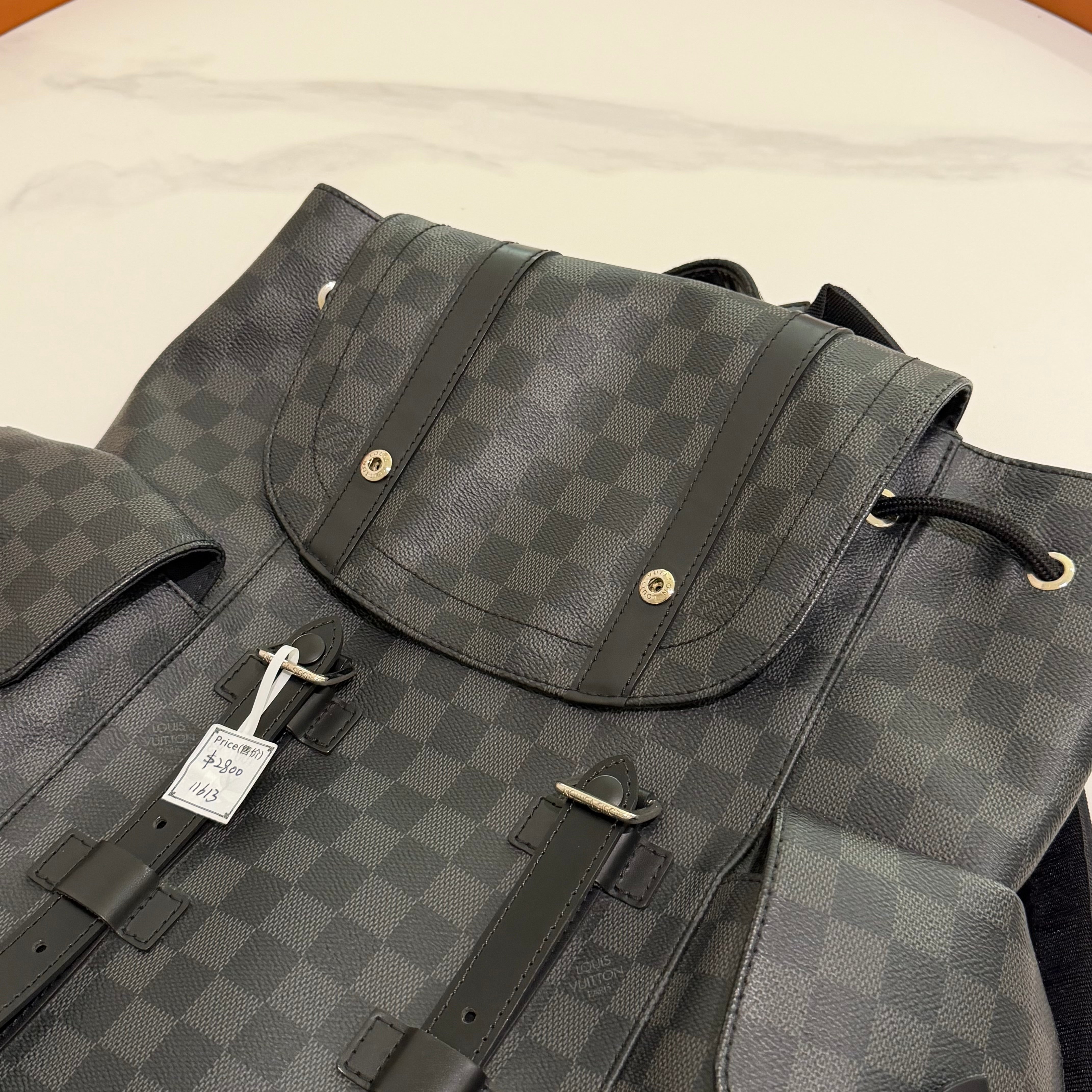 Louis Vuitton Christopher MM Backpack Damier Graphite