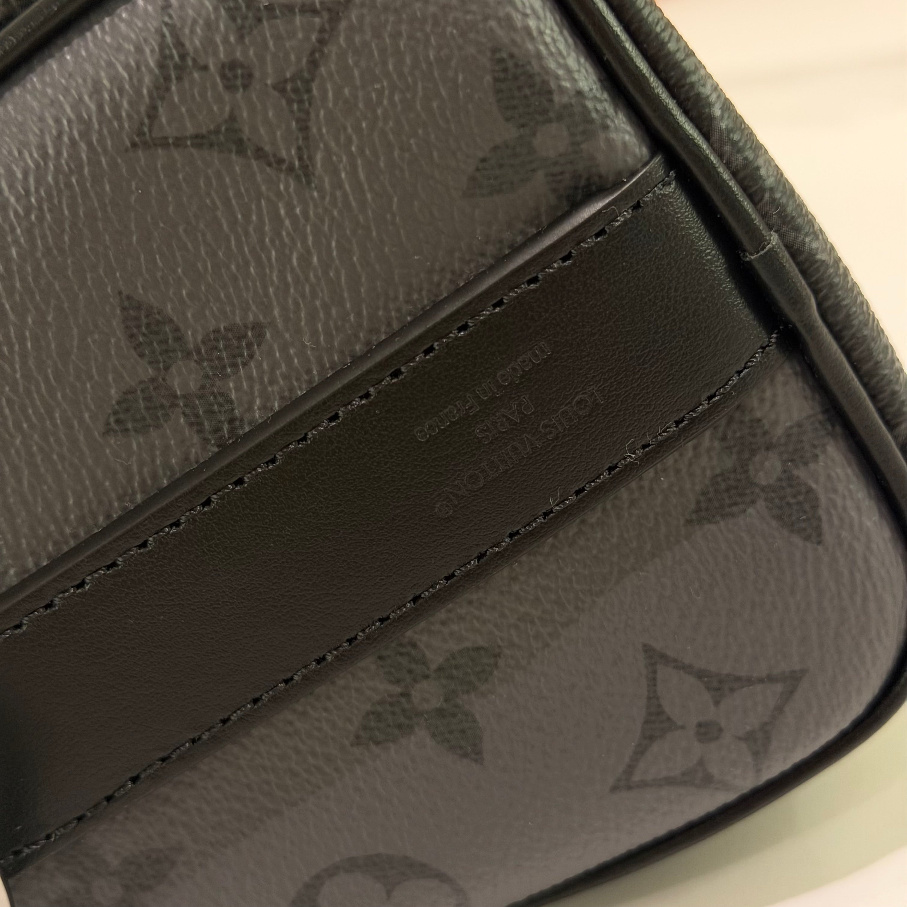 Louis Vuitton Keepall Black Monogram “Black Warrior” (Chip Model)