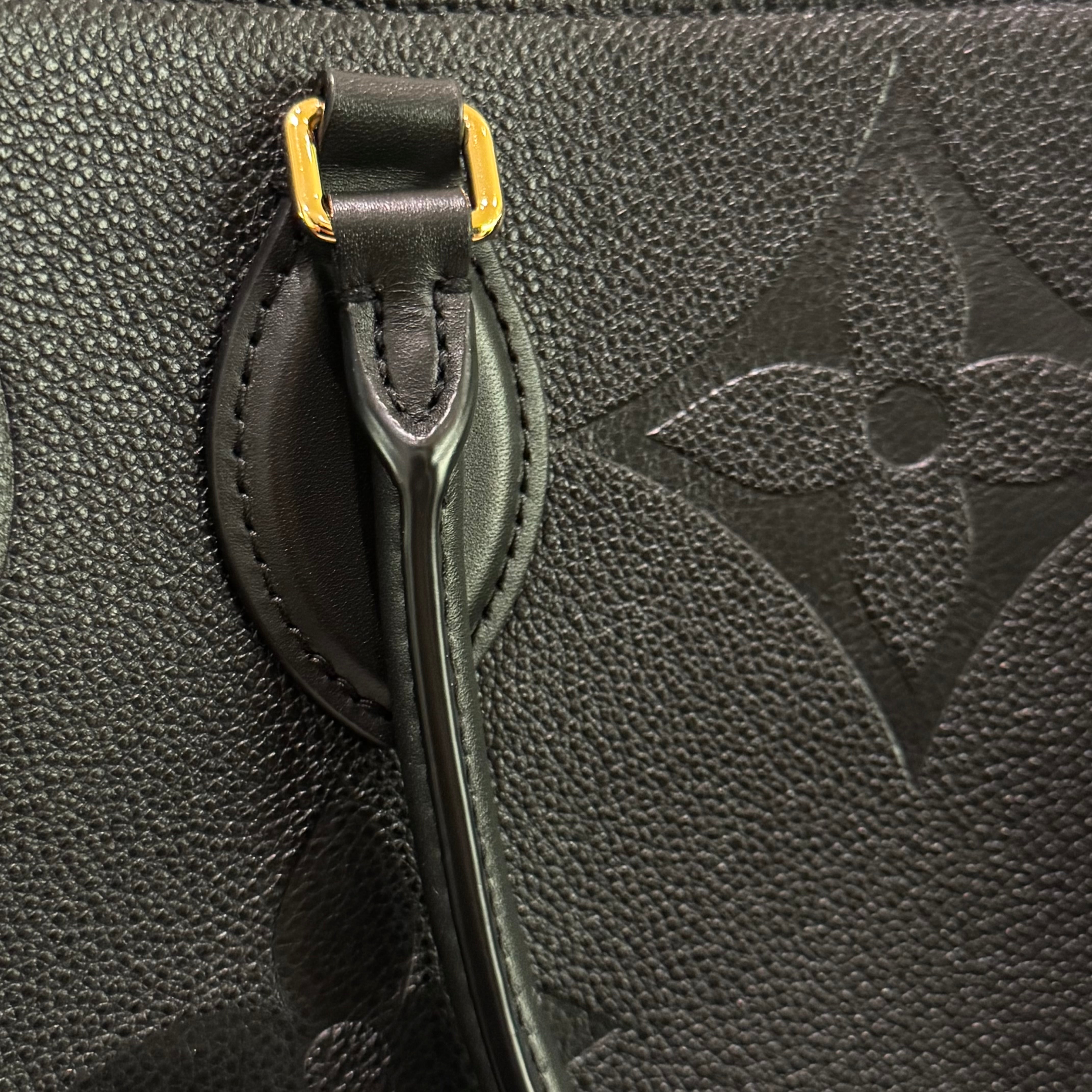 LOUIS VUITTON ON THE GO TOTE GM BLACK