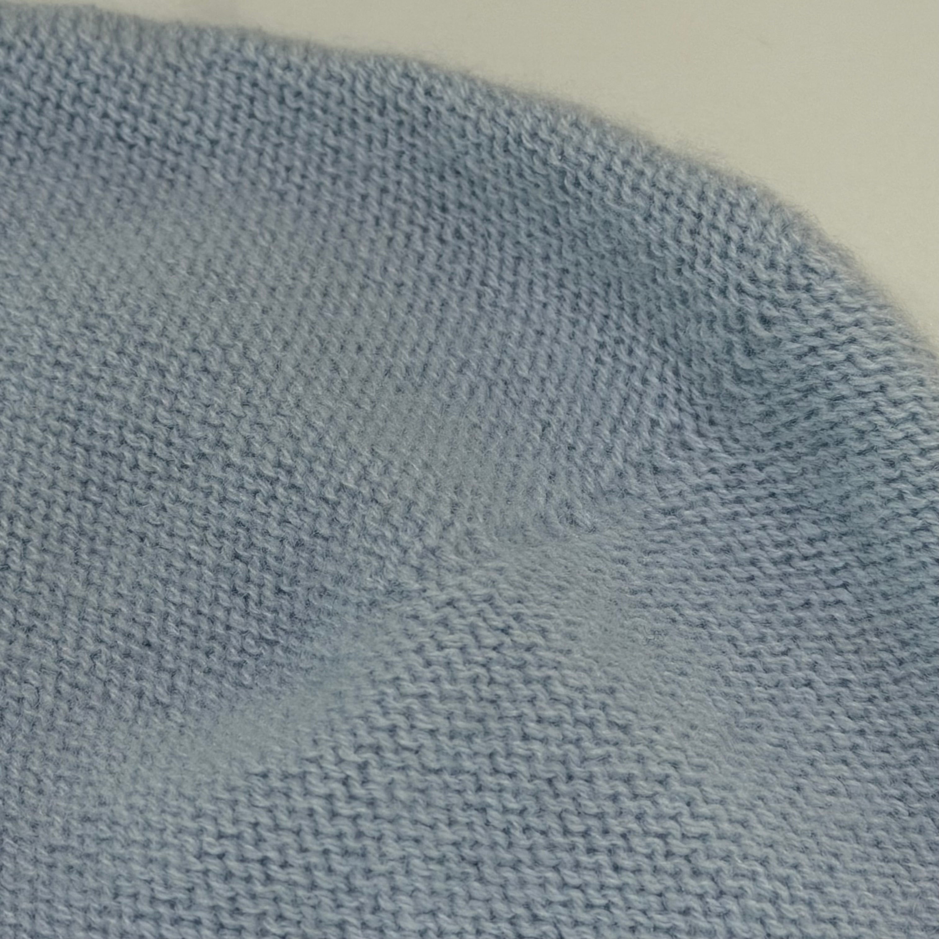 HERMÈS BABY CASHMERE HAT BLUE