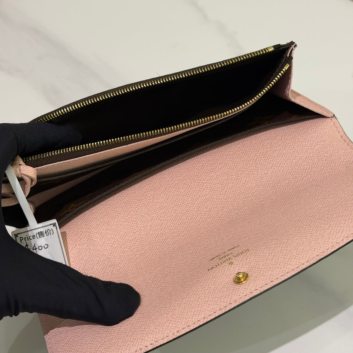 Louis Vuitton Monogram Pink Polka Dot Long Wallet | LOUIS VUITTON