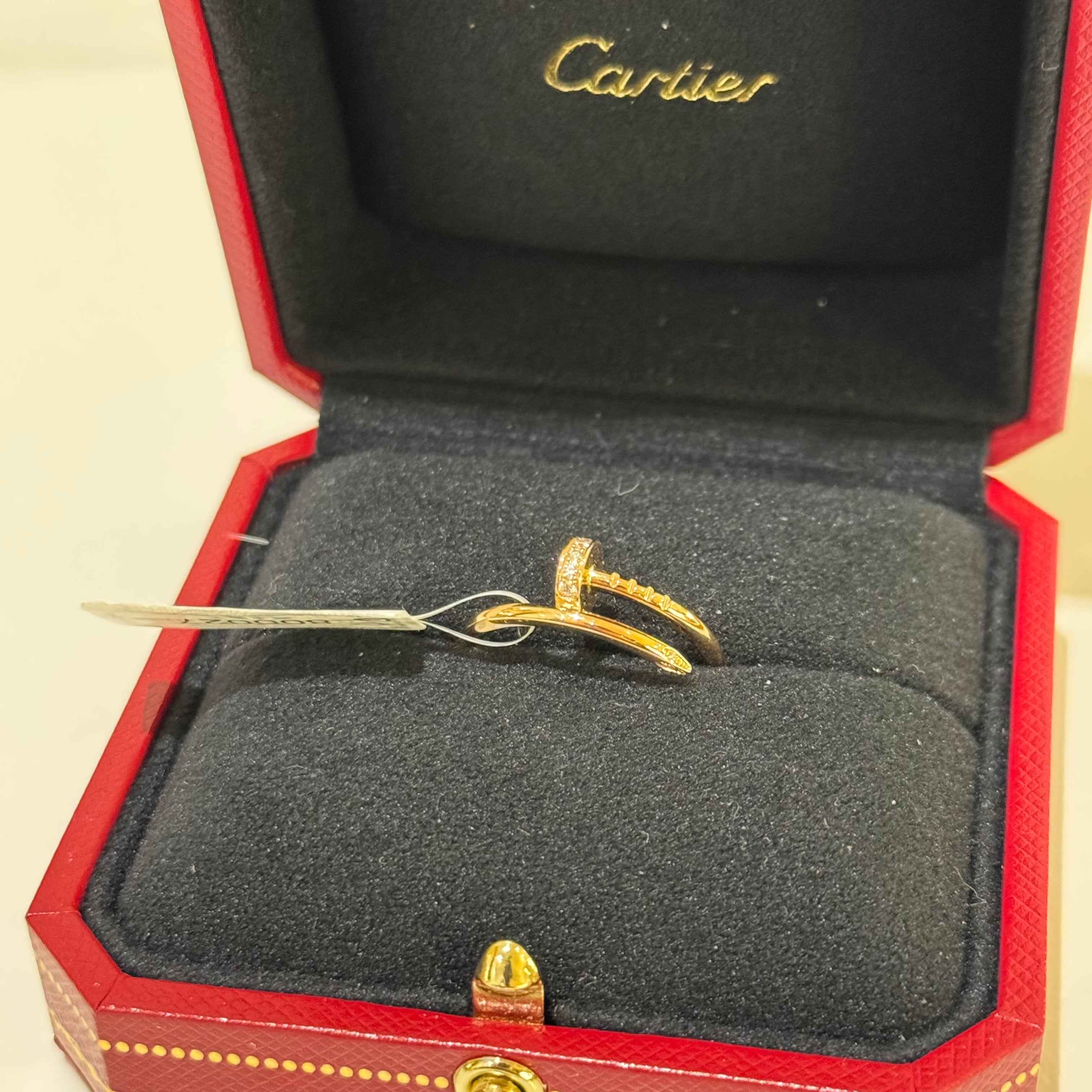 CARTIER ROSE GOLD JUSTE UN CLOU RING