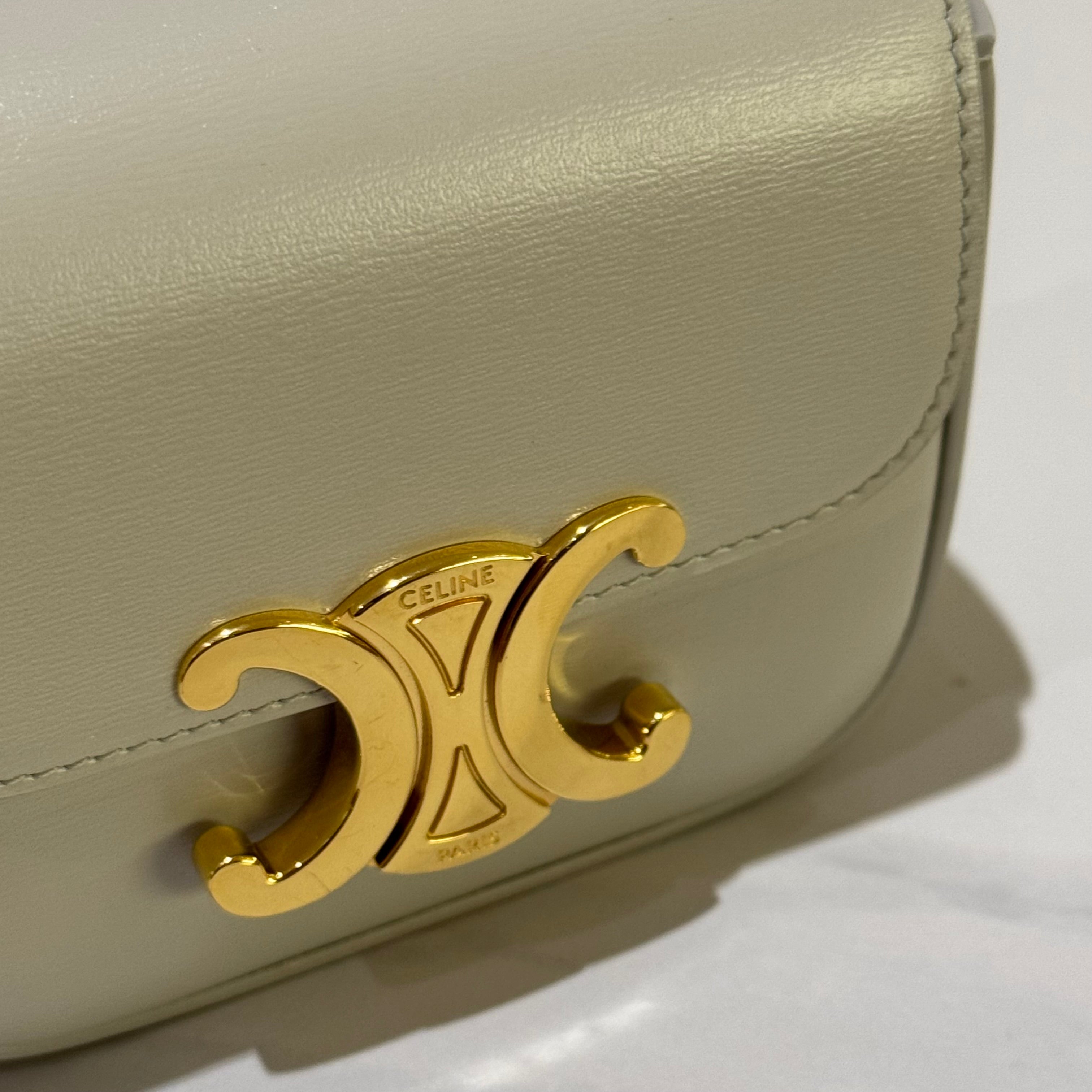 CELINE TRIOMPHE MINI BEIGE