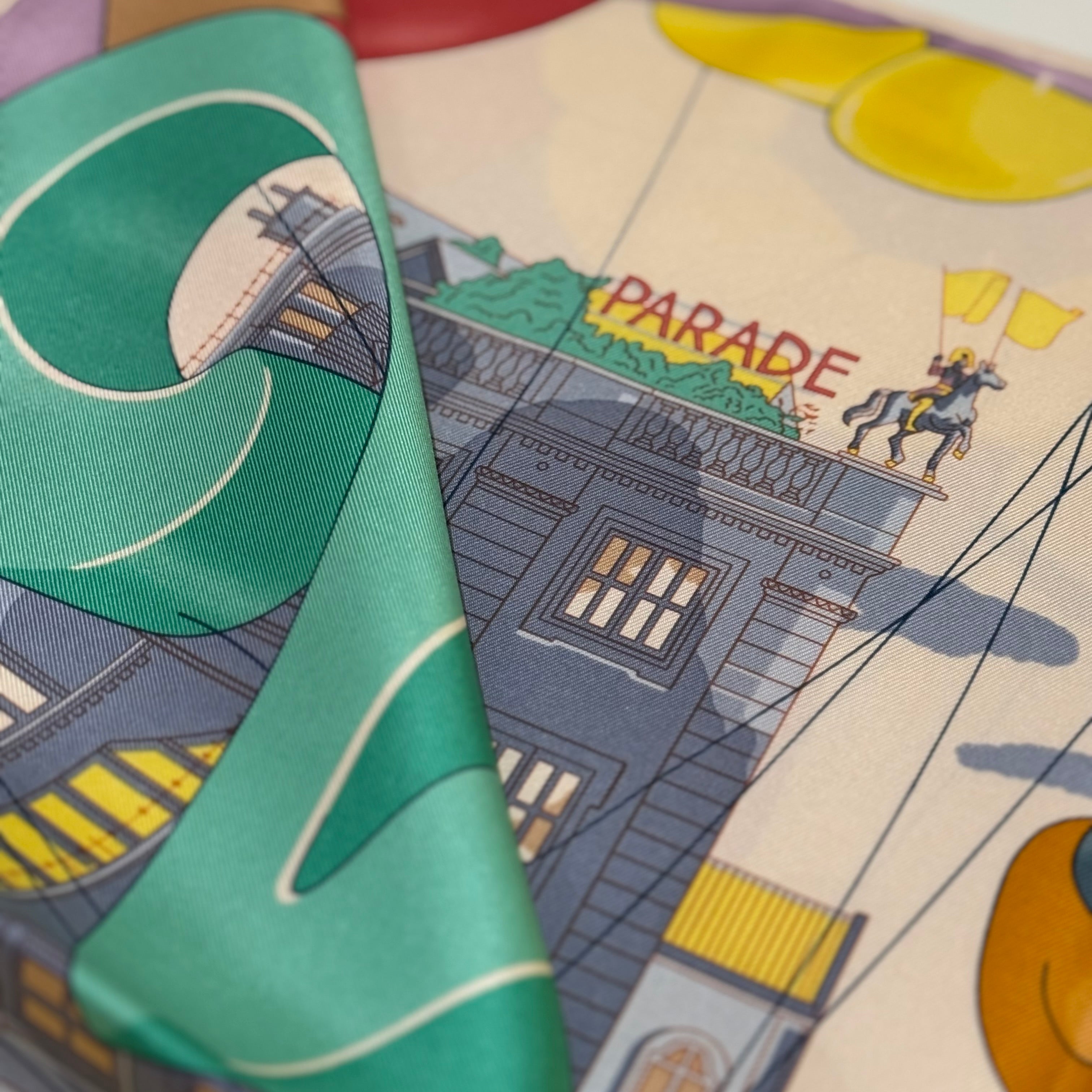 HERMES CARRE TWILL SILK SCARF