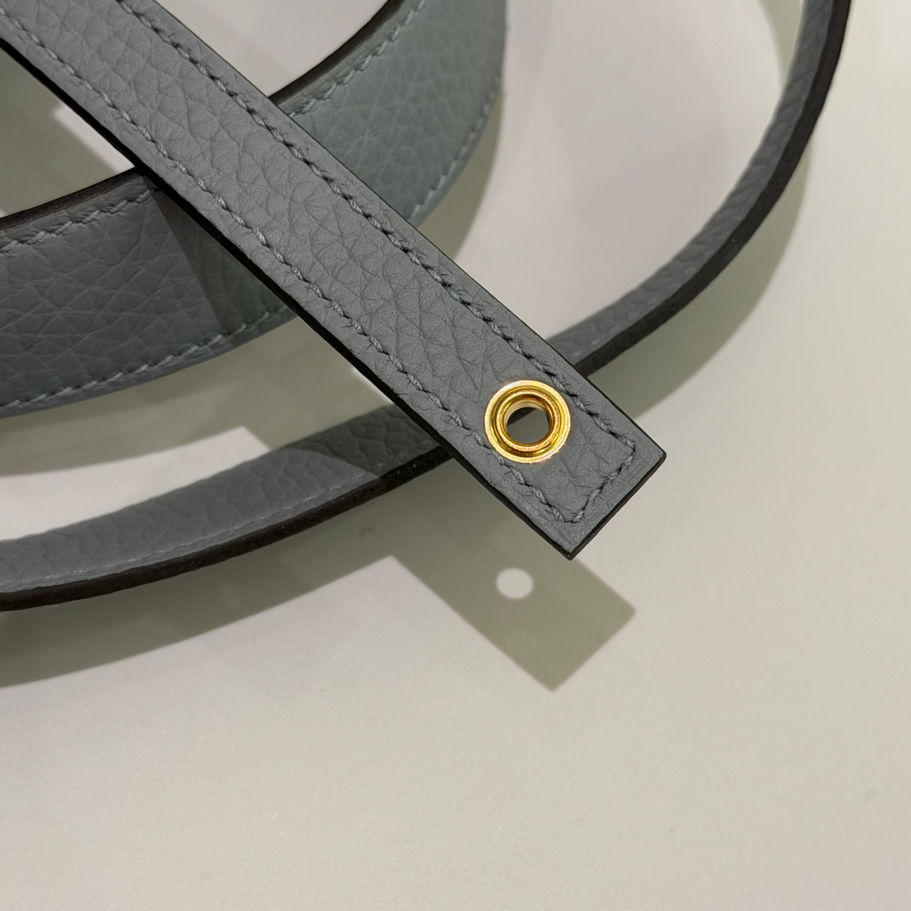 Hermes Picotin 22 Muette Grey with Gold Hardware (K Stamp)