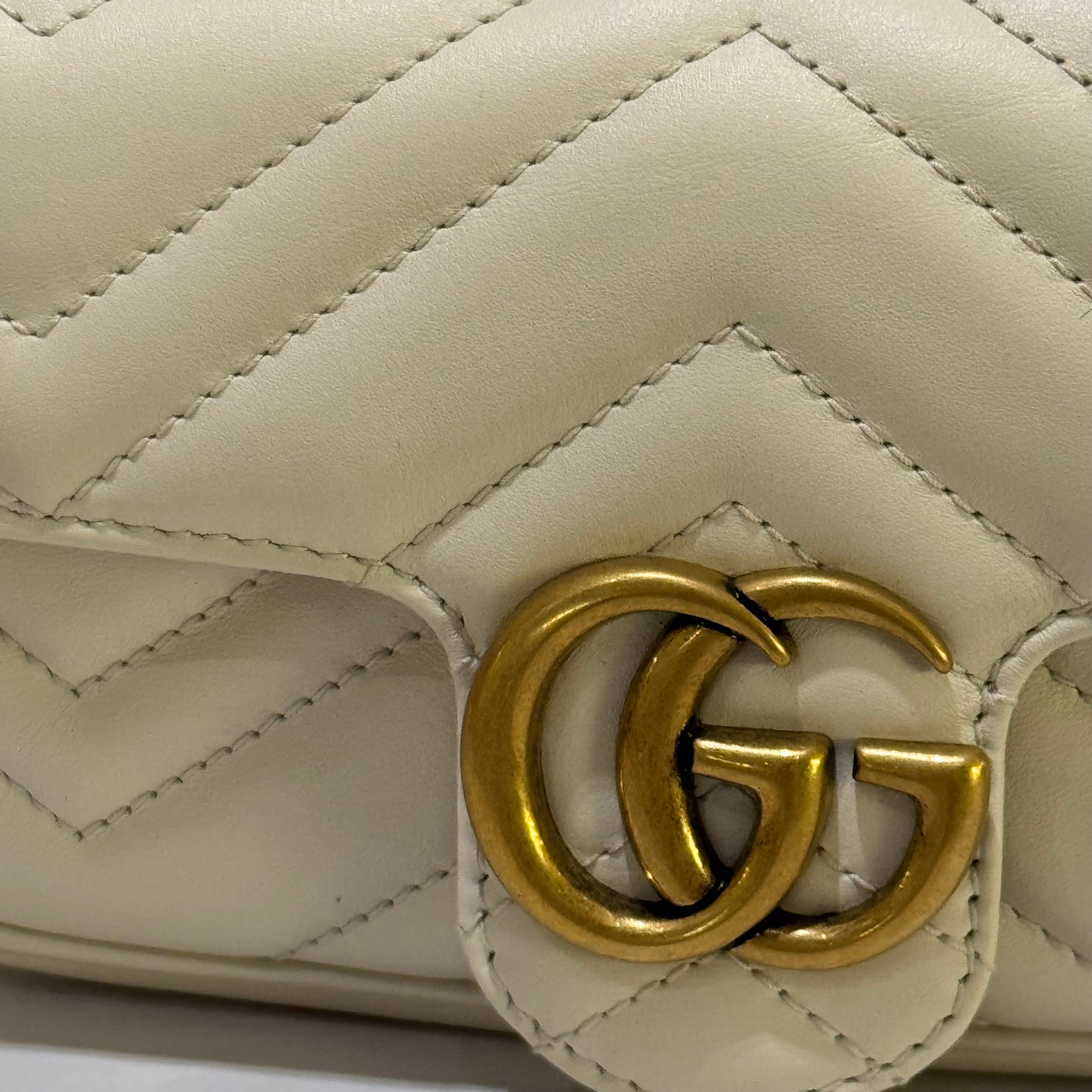 GUCCI MARMONT MINI BAG CHAIN BAG