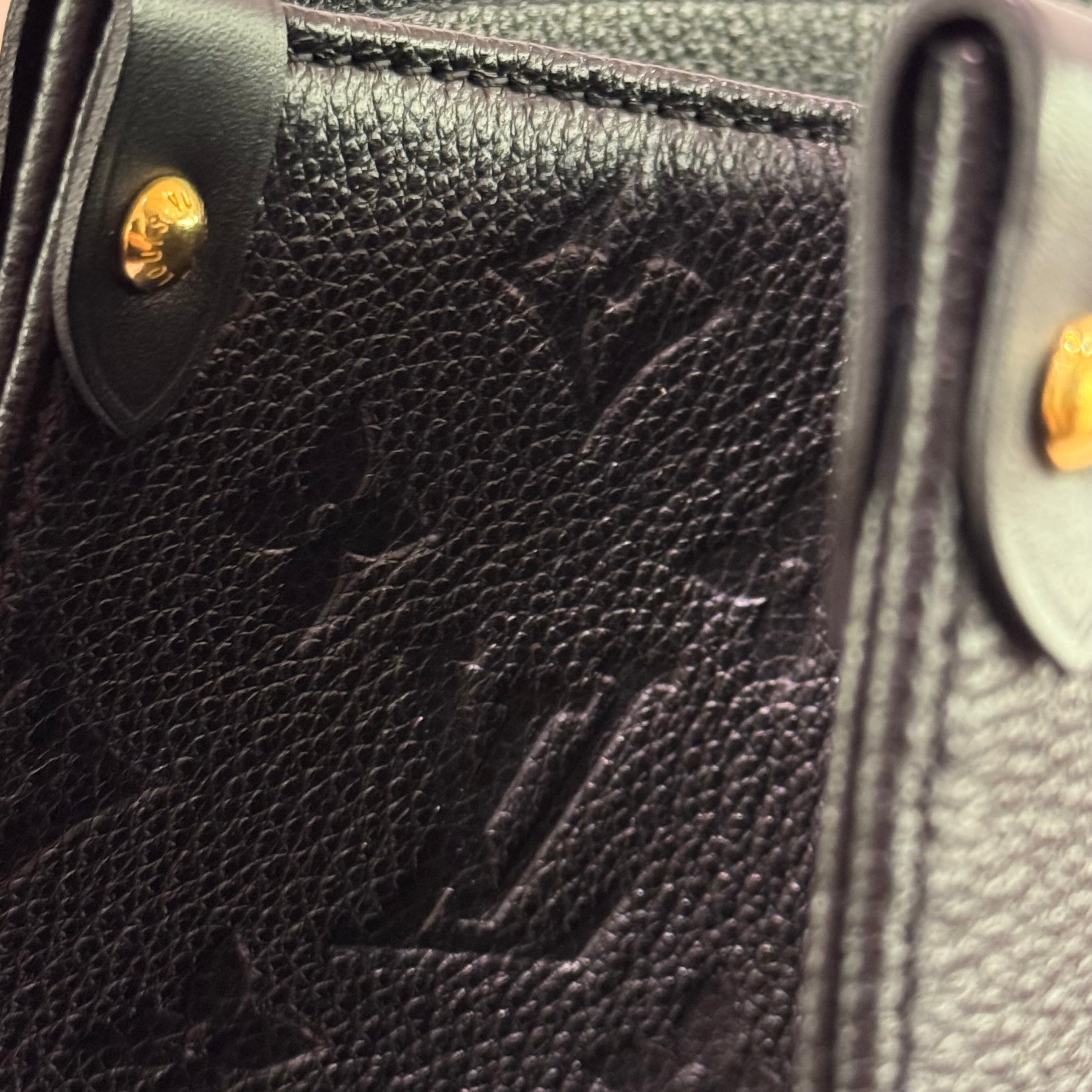 LOUIS VUITTON ON THE GO TOTE GM BLACK